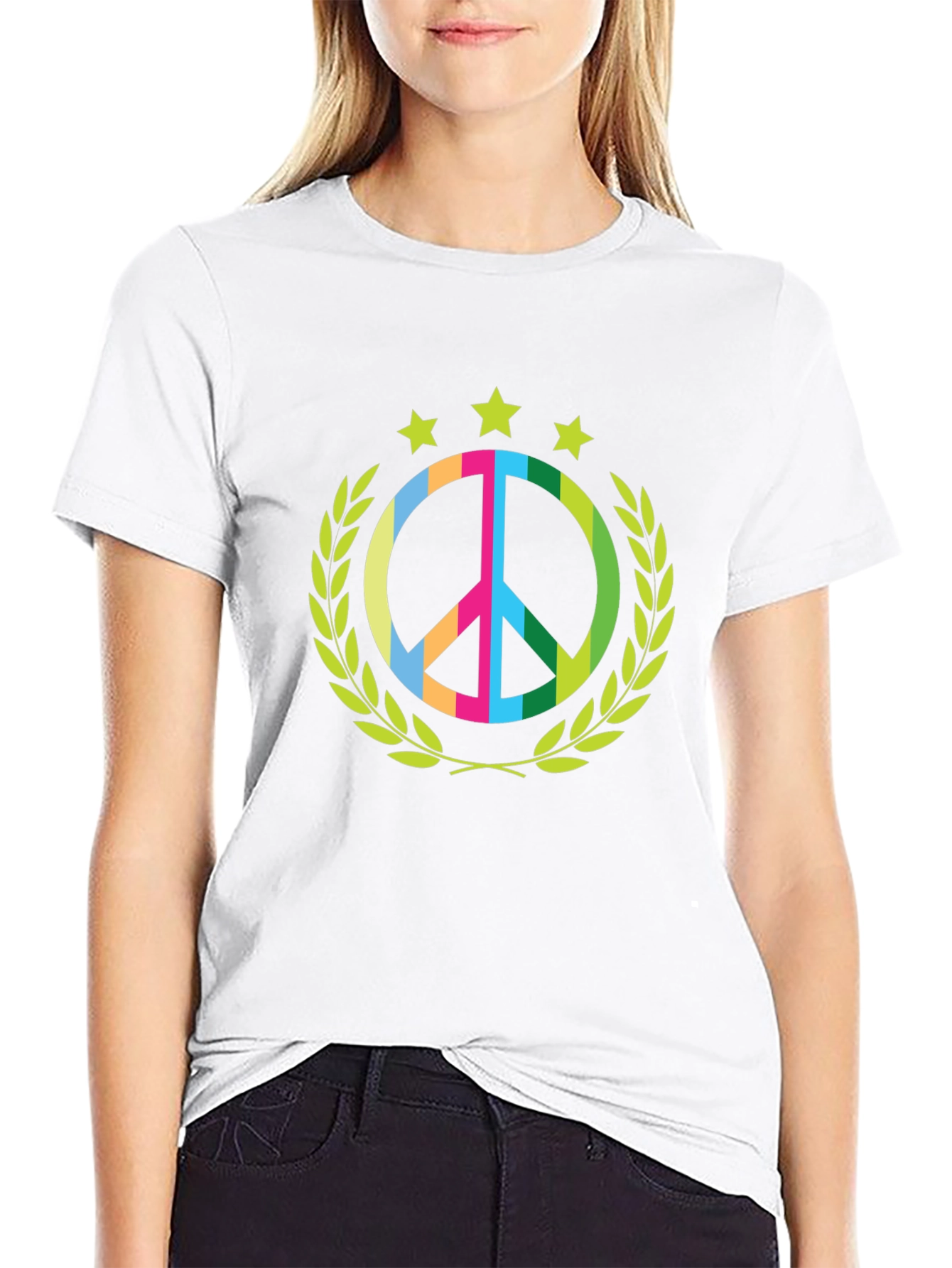 Peace Symbol Graphic Tee