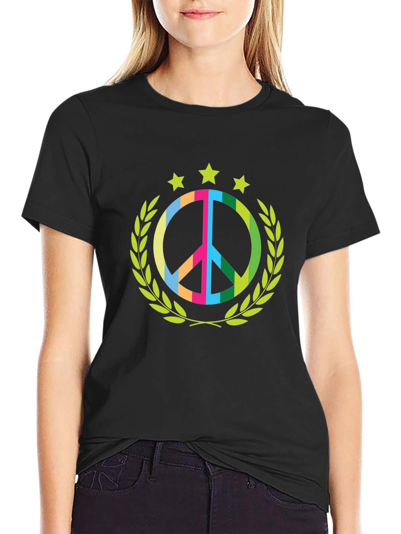 Peace Symbol Graphic Tee