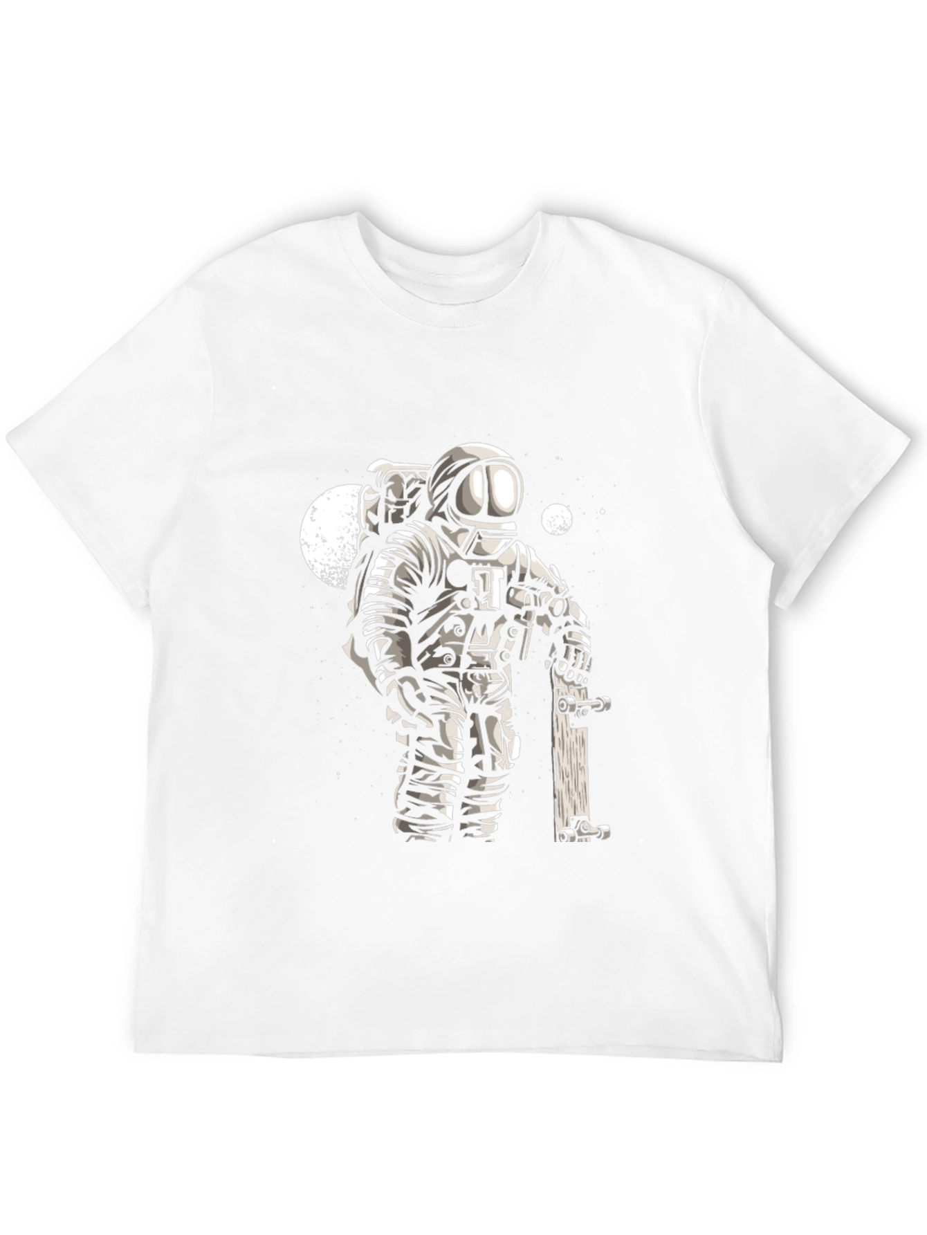 Astronaut Skater T-Shirt - Cool Space Tee