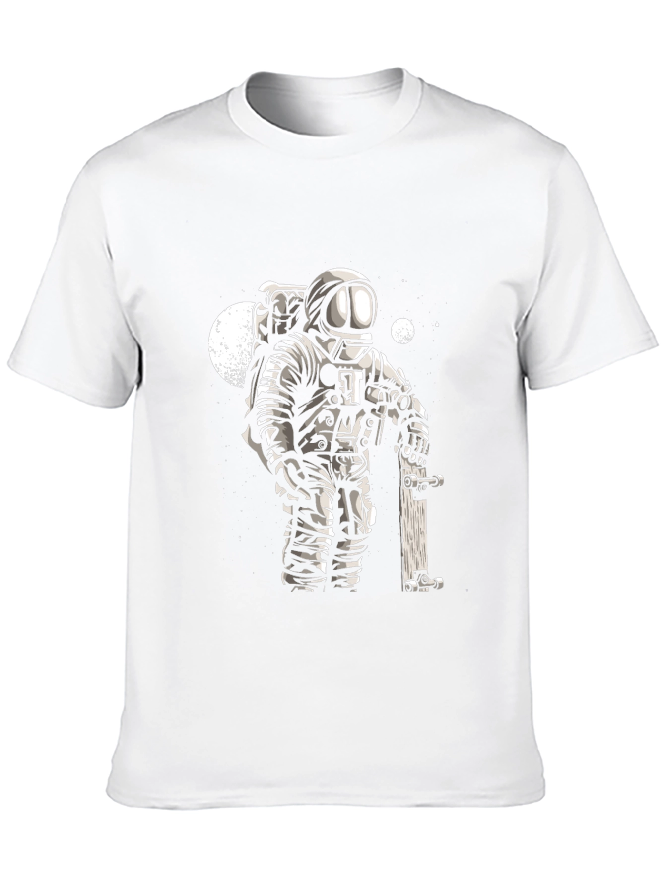Astronaut Skater T-Shirt - Cool Space Tee