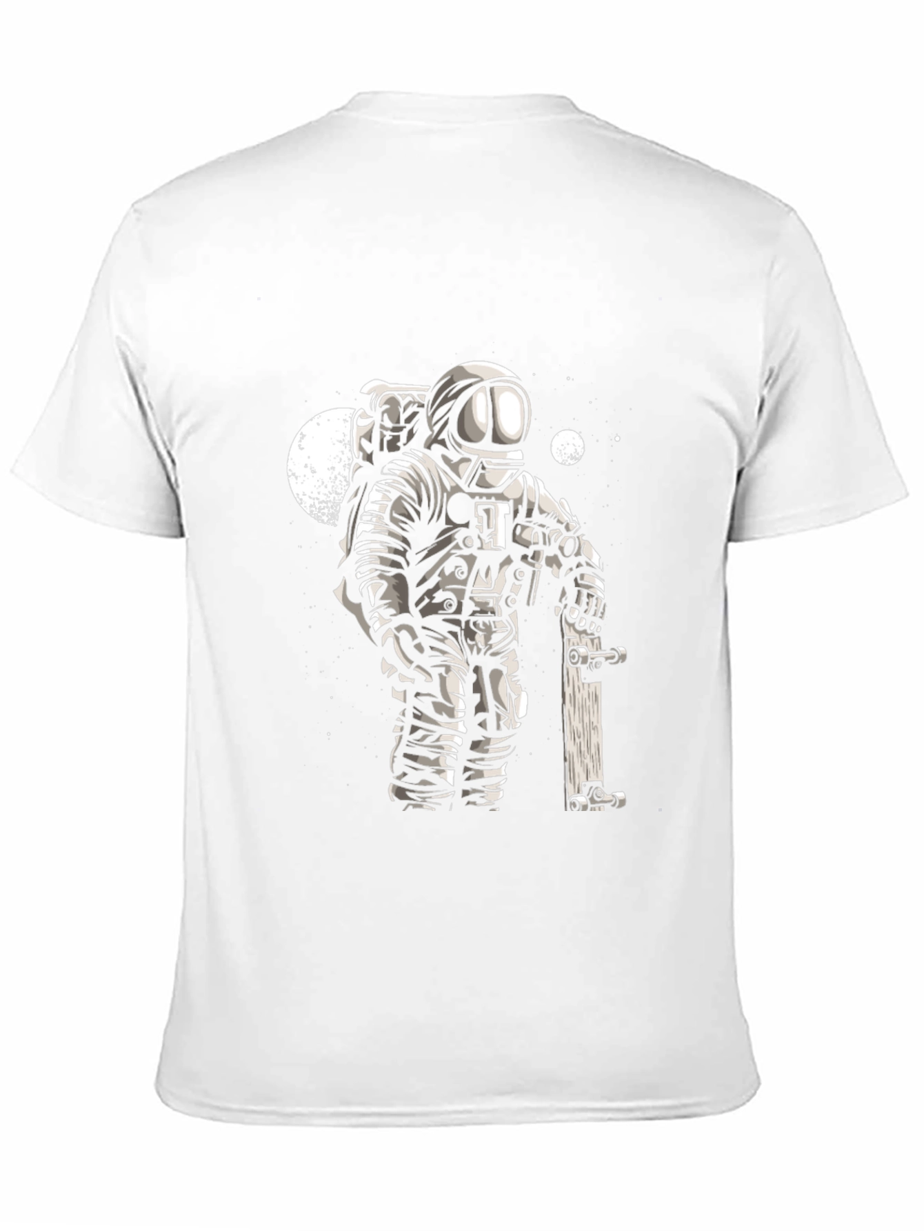 Astronaut Skater T-Shirt - Cool Space Tee