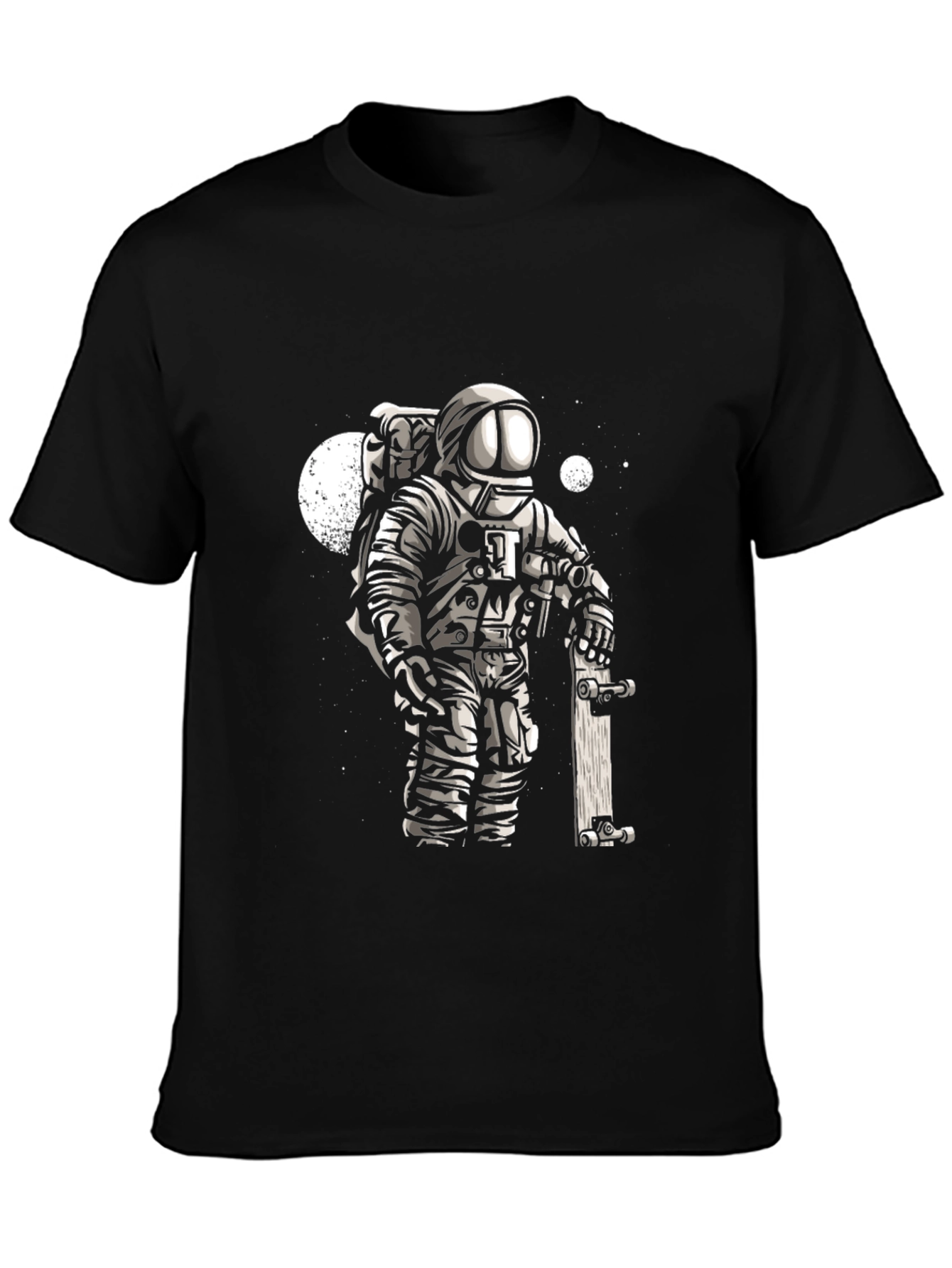 Astronaut Skater T-Shirt - Cool Space Tee