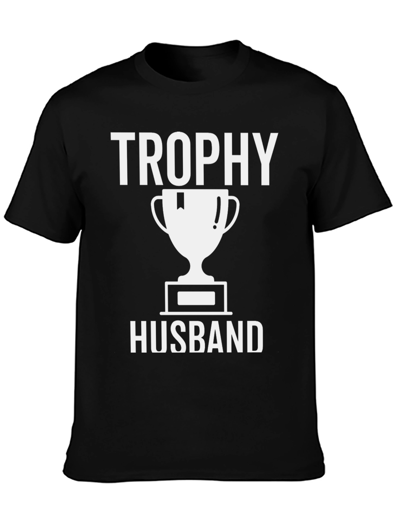 Trophy Husband Black Graphic Tee