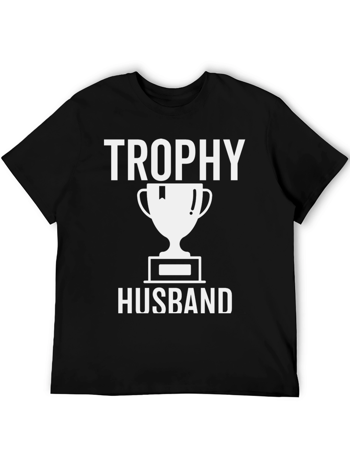 Trophy Husband Black Graphic Tee