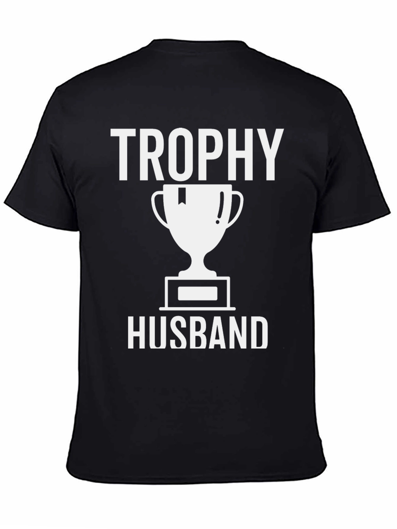 Trophy Husband Black Graphic Tee