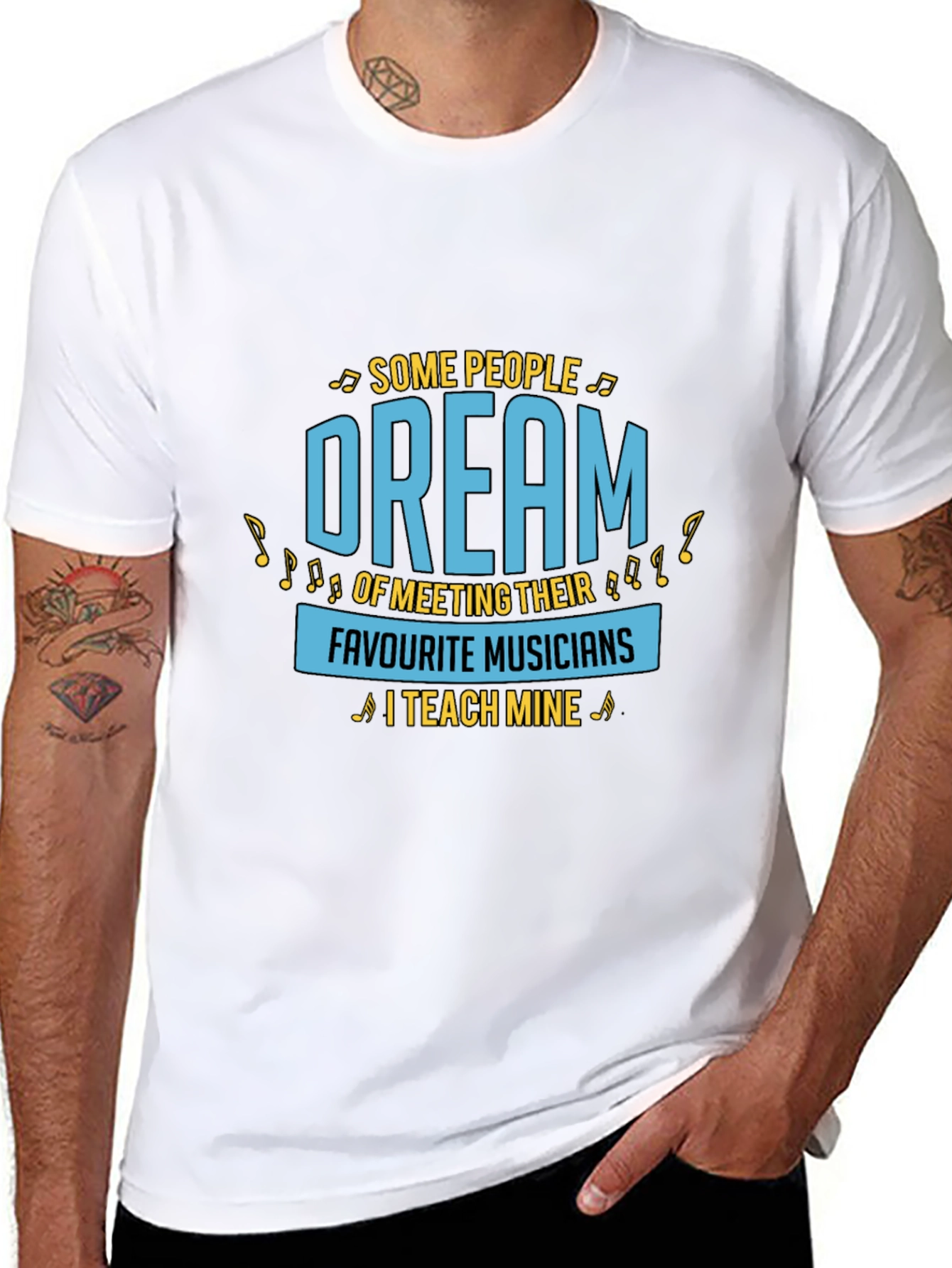 Musician Teacher T-Shirt - Dream Teach Music