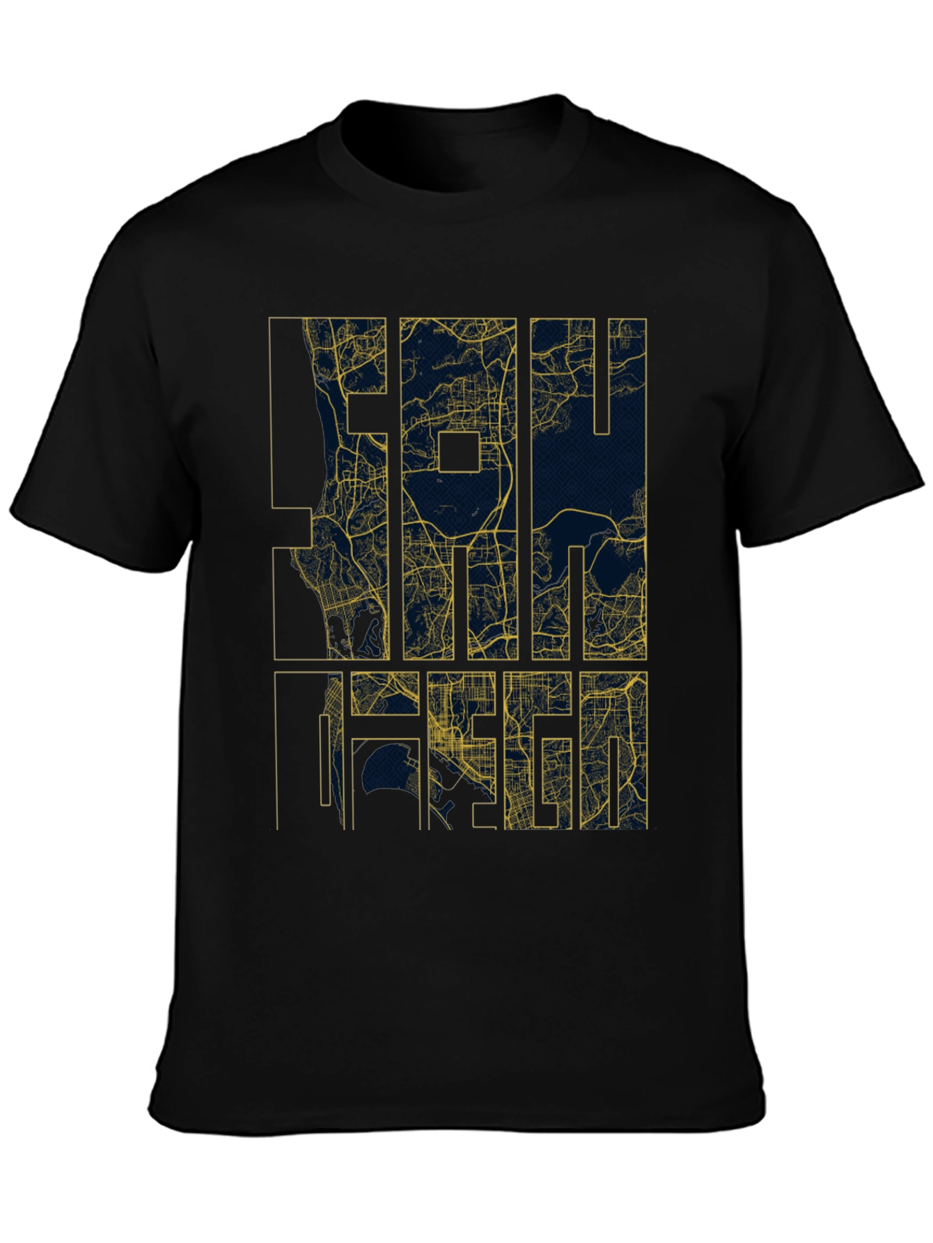 City Map Graphic Tee - Modern Streetwear