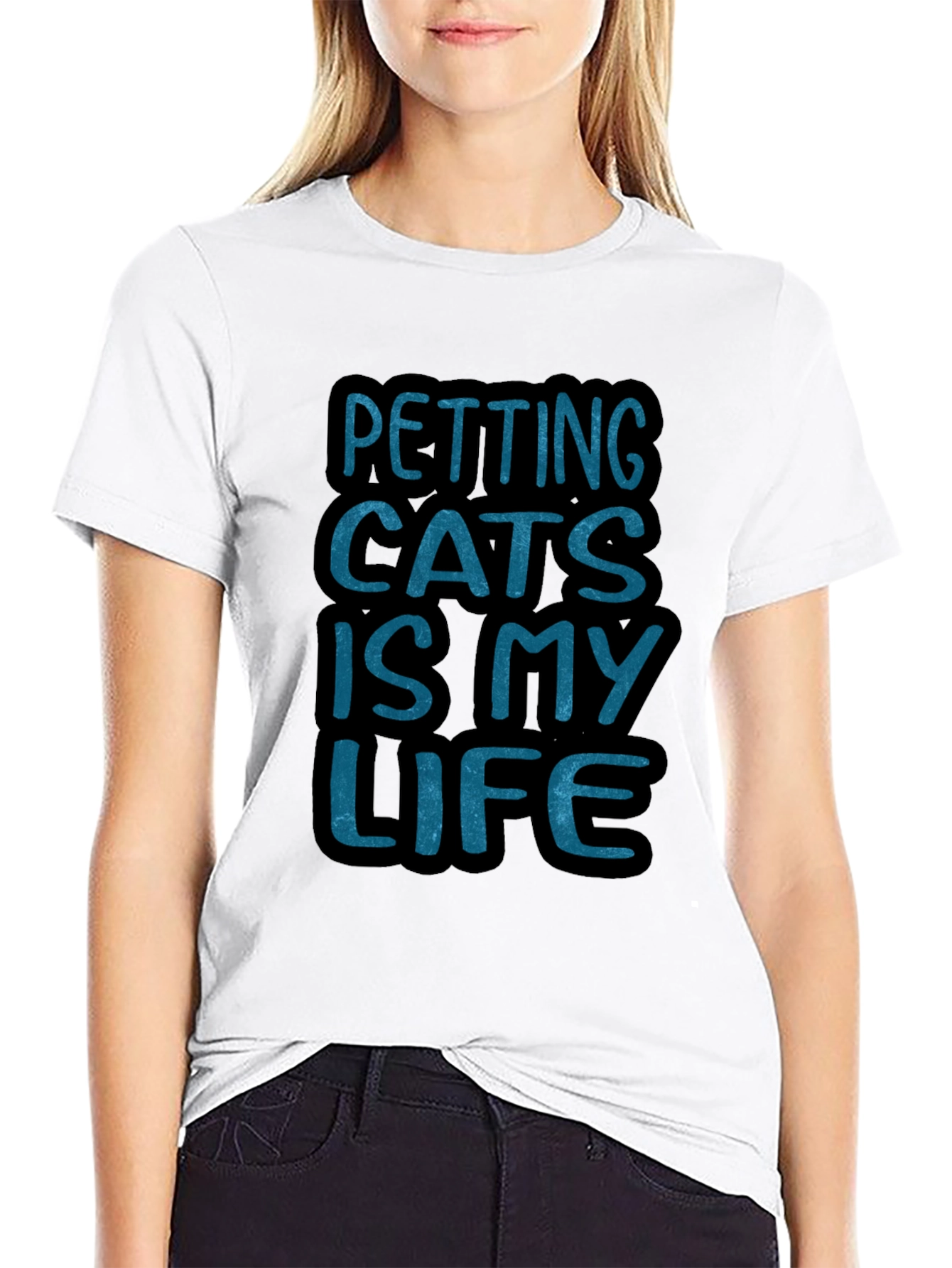 Petting Cats Is My Life T-Shirt