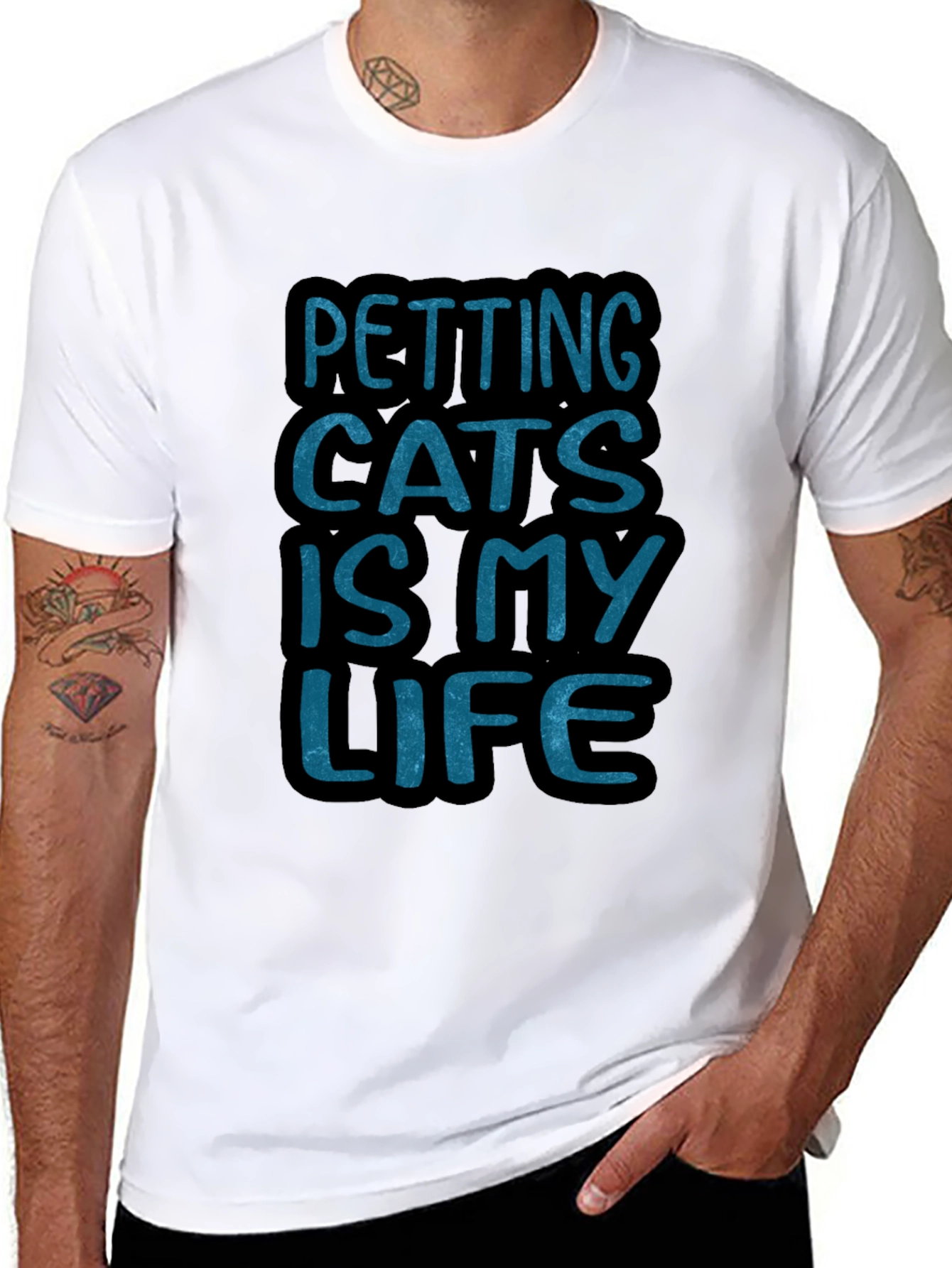 Petting Cats Is My Life T-Shirt