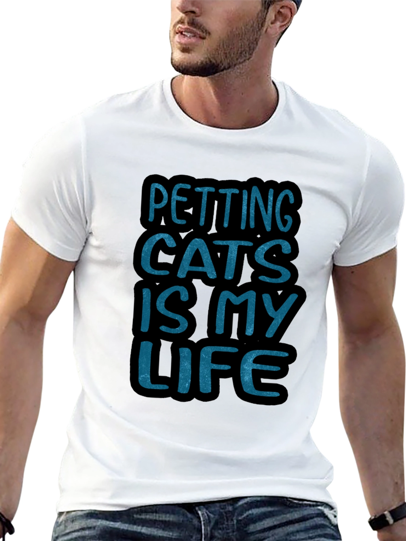 Petting Cats Is My Life T-Shirt