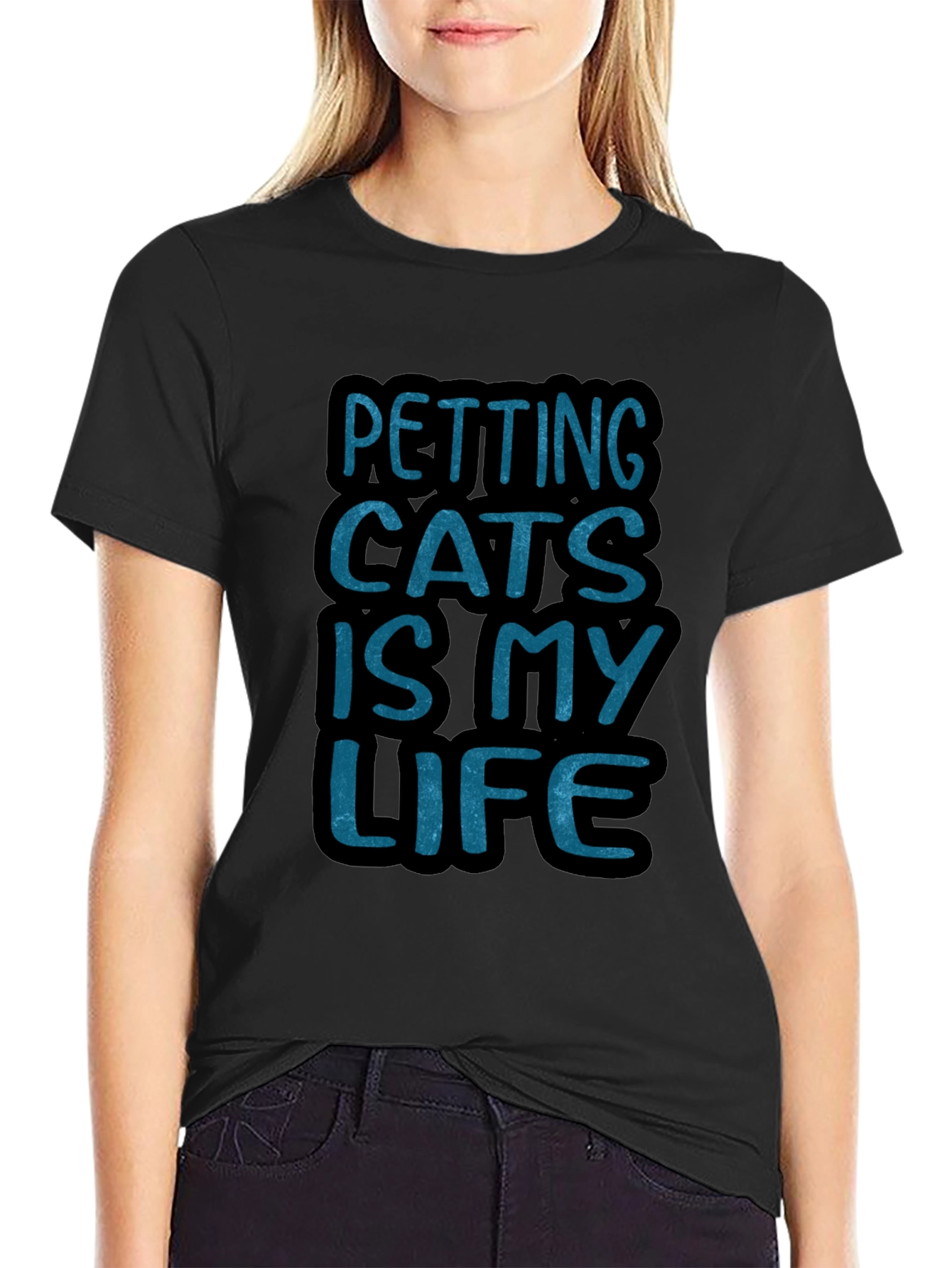 Petting Cats Is My Life T-Shirt