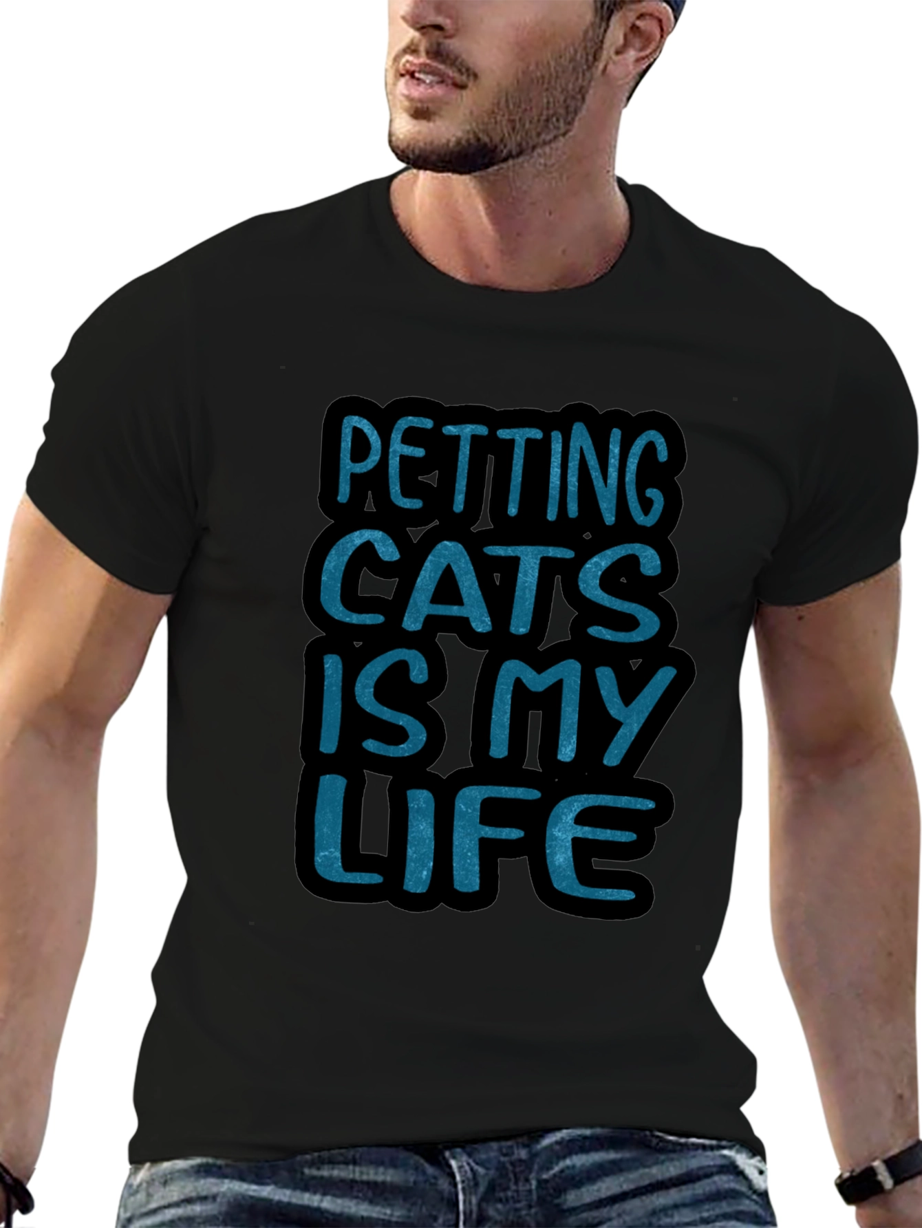 Petting Cats Is My Life T-Shirt