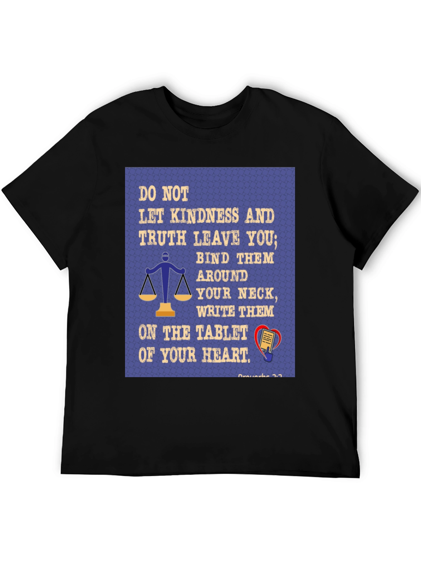 Kindness & Truth T-Shirt - Proverbs 3:3 Christian Tee