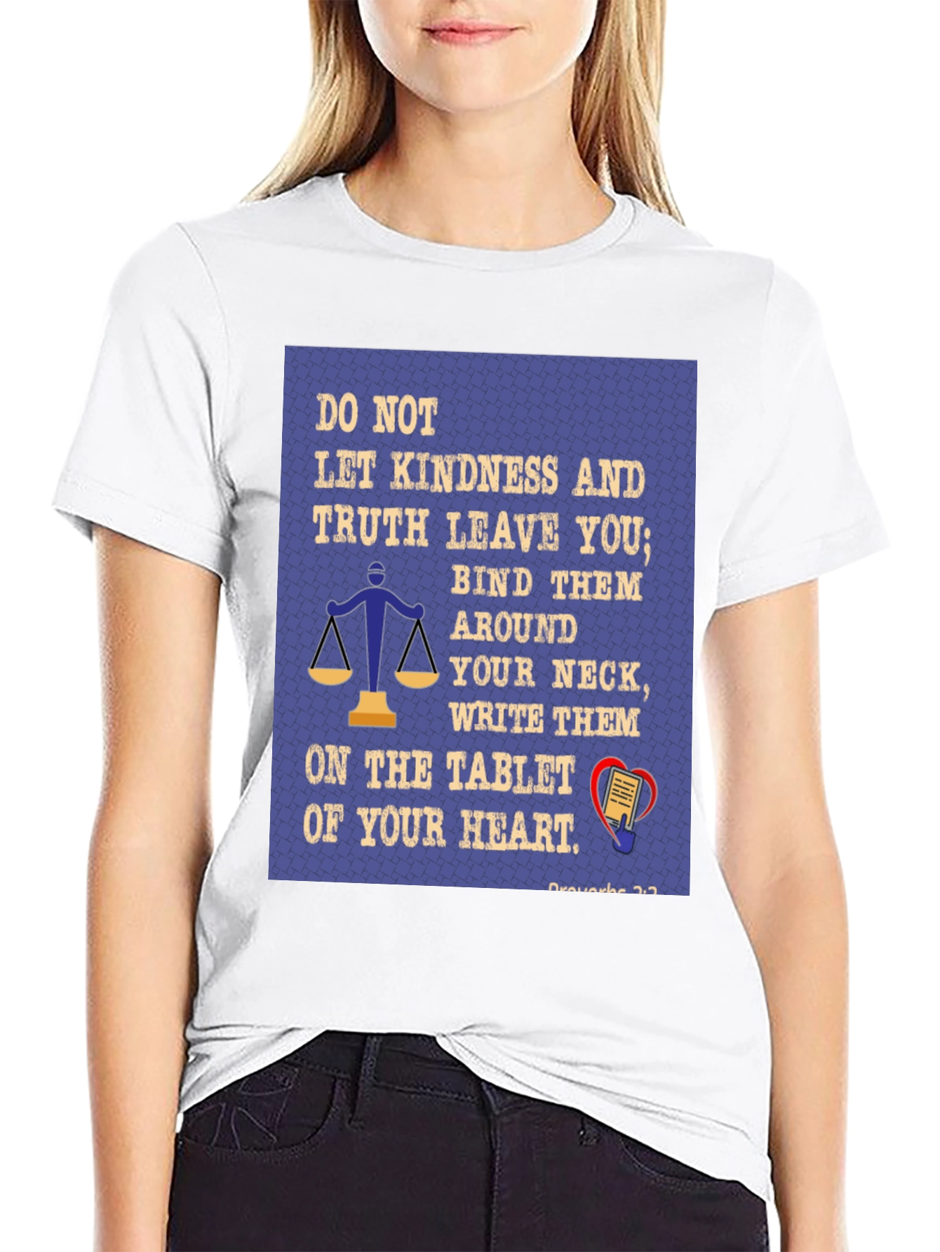Kindness & Truth T-Shirt - Proverbs 3:3 Christian Tee