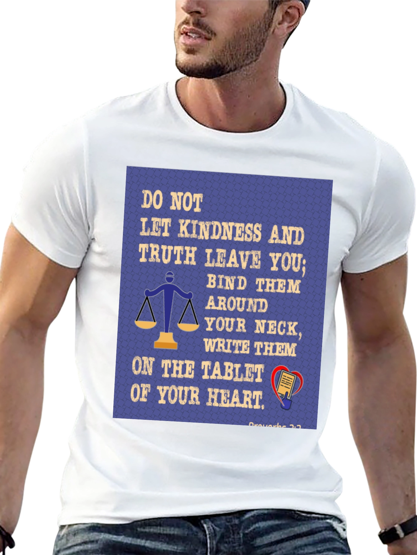 Kindness & Truth T-Shirt - Proverbs 3:3 Christian Tee