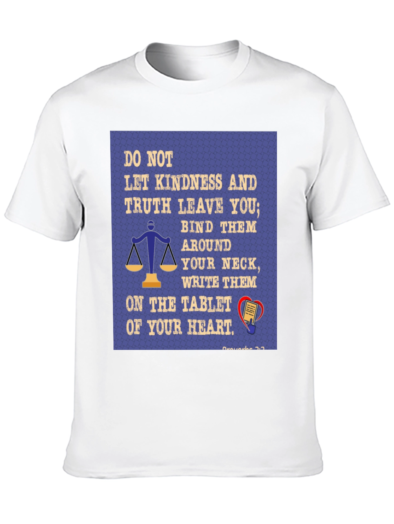 Kindness & Truth T-Shirt - Proverbs 3:3 Christian Tee