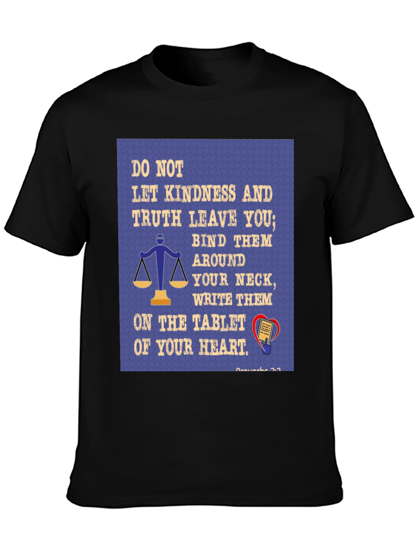 Kindness & Truth T-Shirt - Proverbs 3:3 Christian Tee