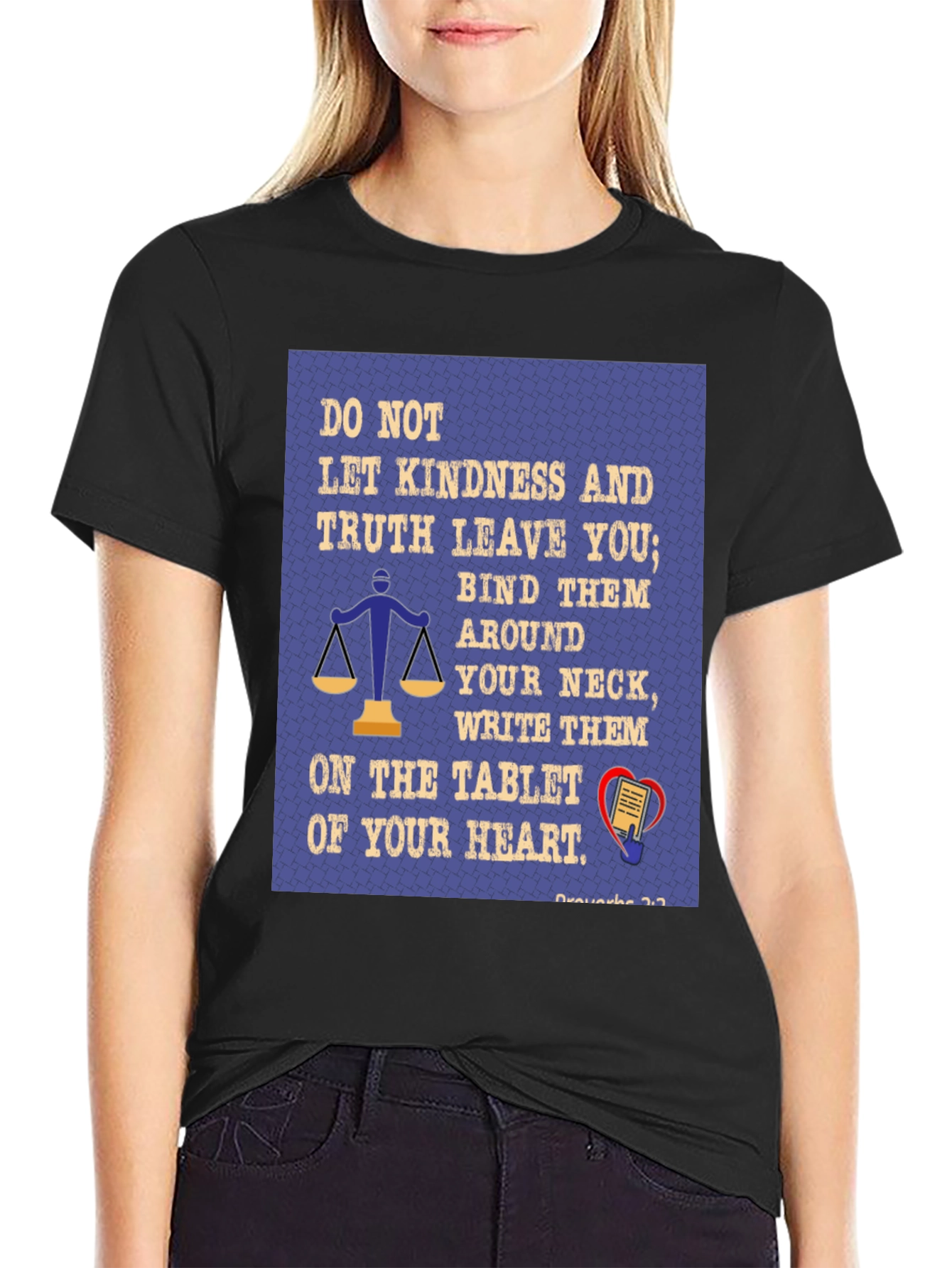Kindness & Truth T-Shirt - Proverbs 3:3 Christian Tee