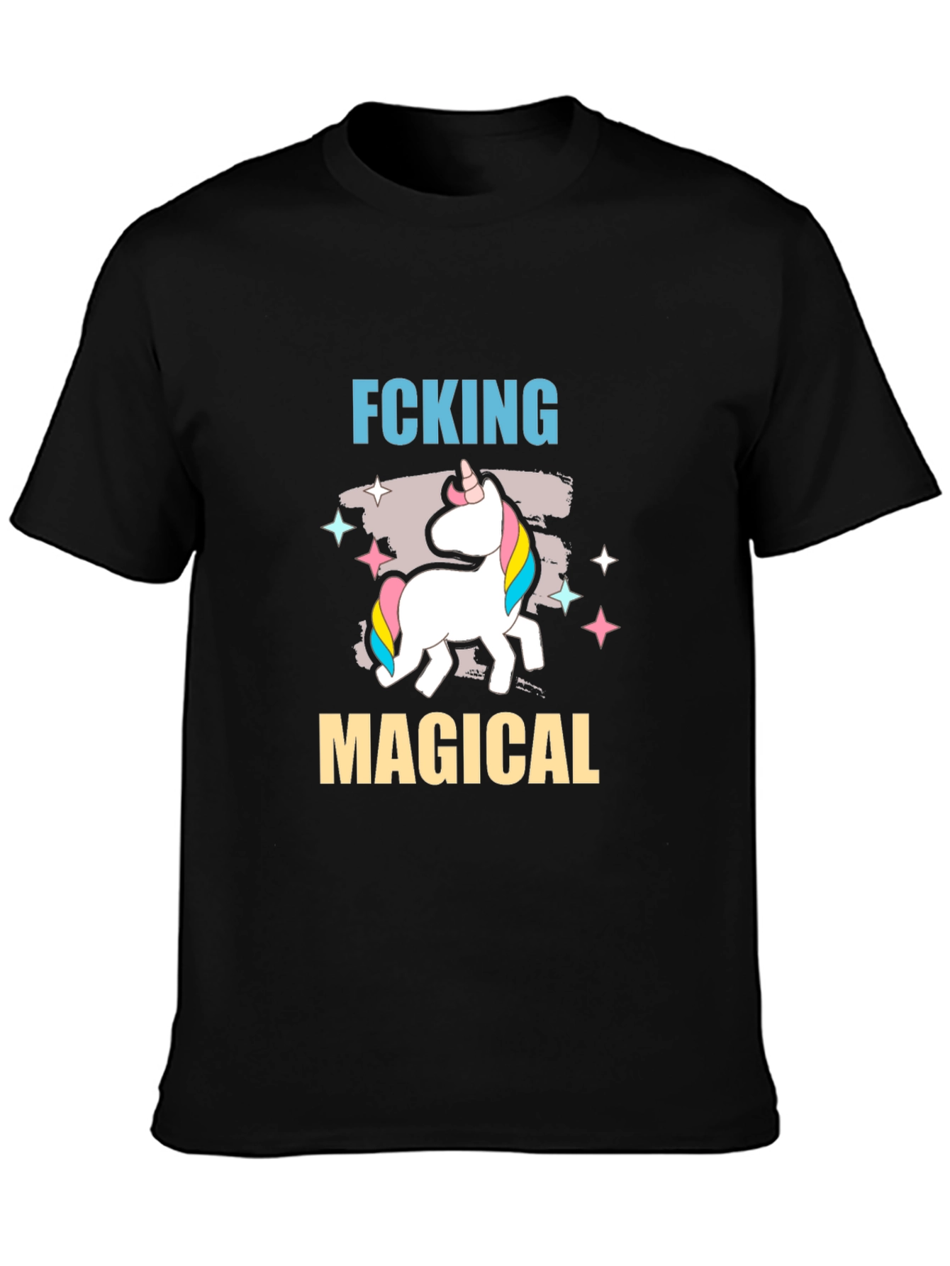 Fcking Magical Unicorn Graphic T-Shirt