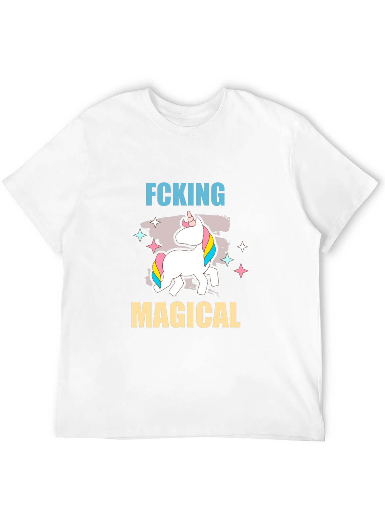 Fcking Magical Unicorn Graphic T-Shirt