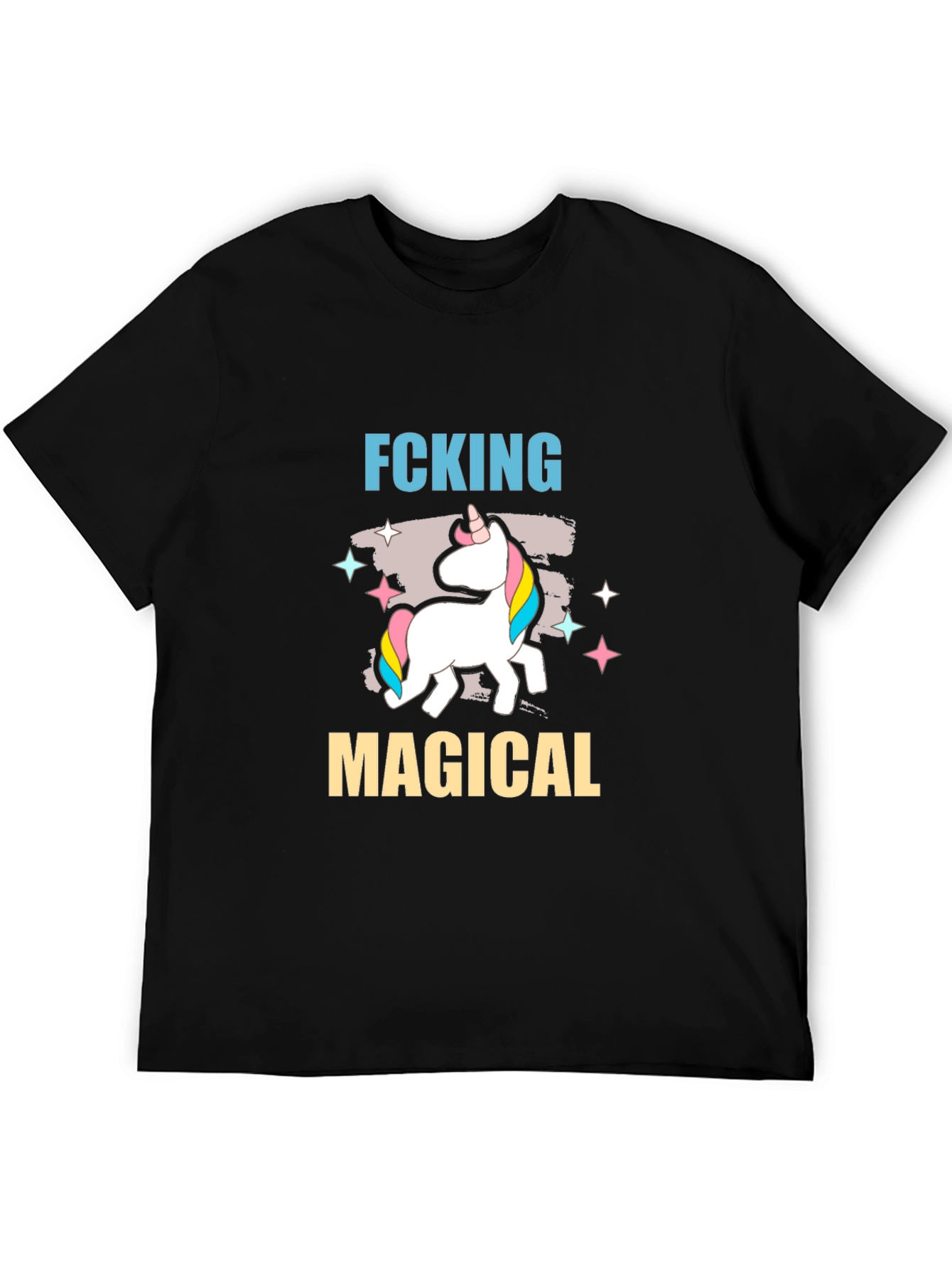 Fcking Magical Unicorn Graphic T-Shirt