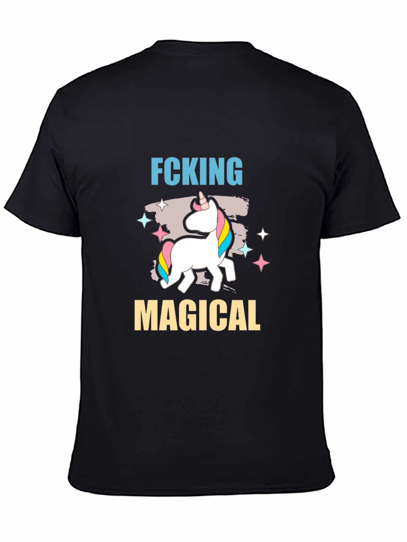 Fcking Magical Unicorn Graphic T-Shirt
