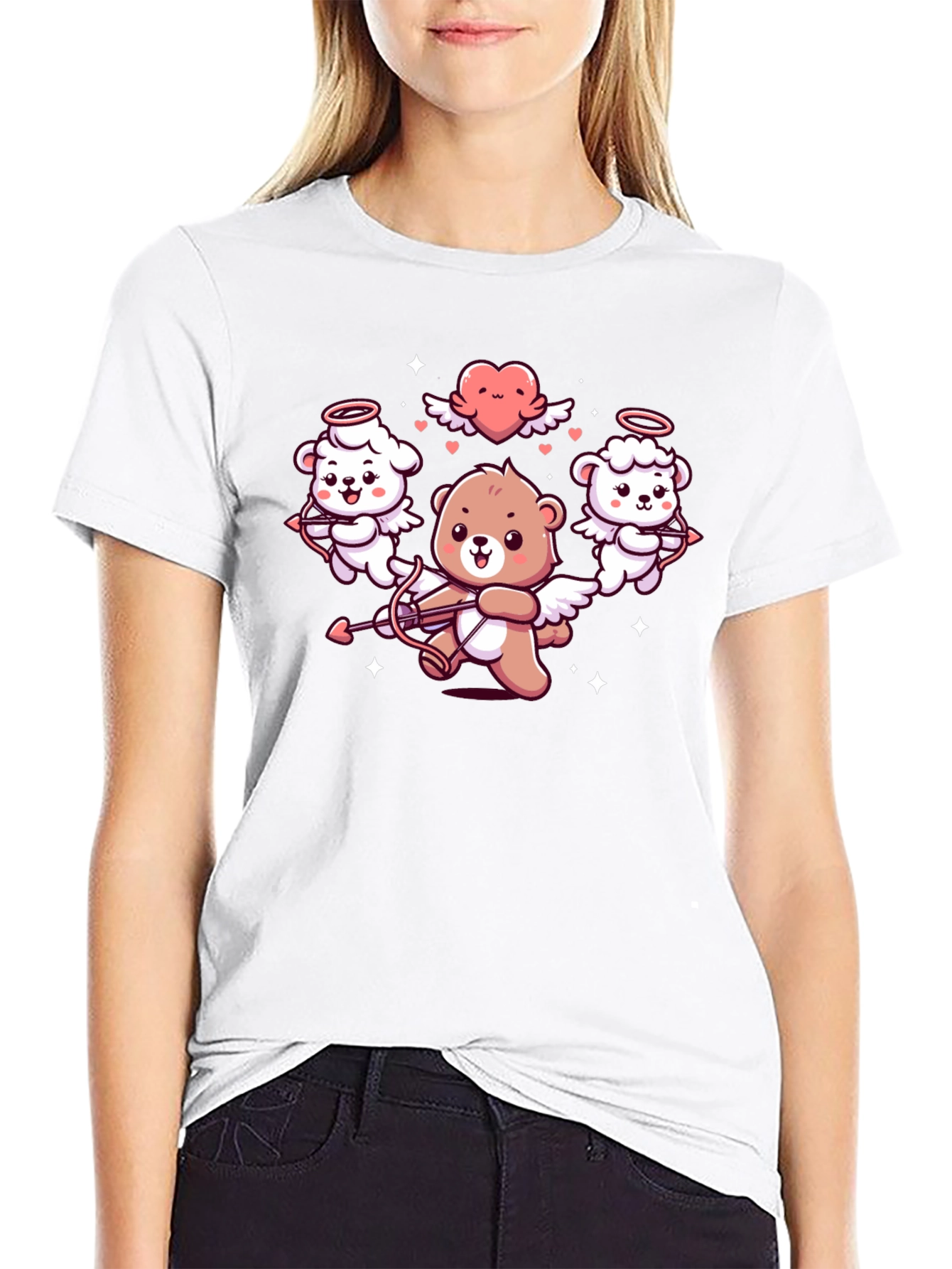 Cupid Bear Graphic Tee