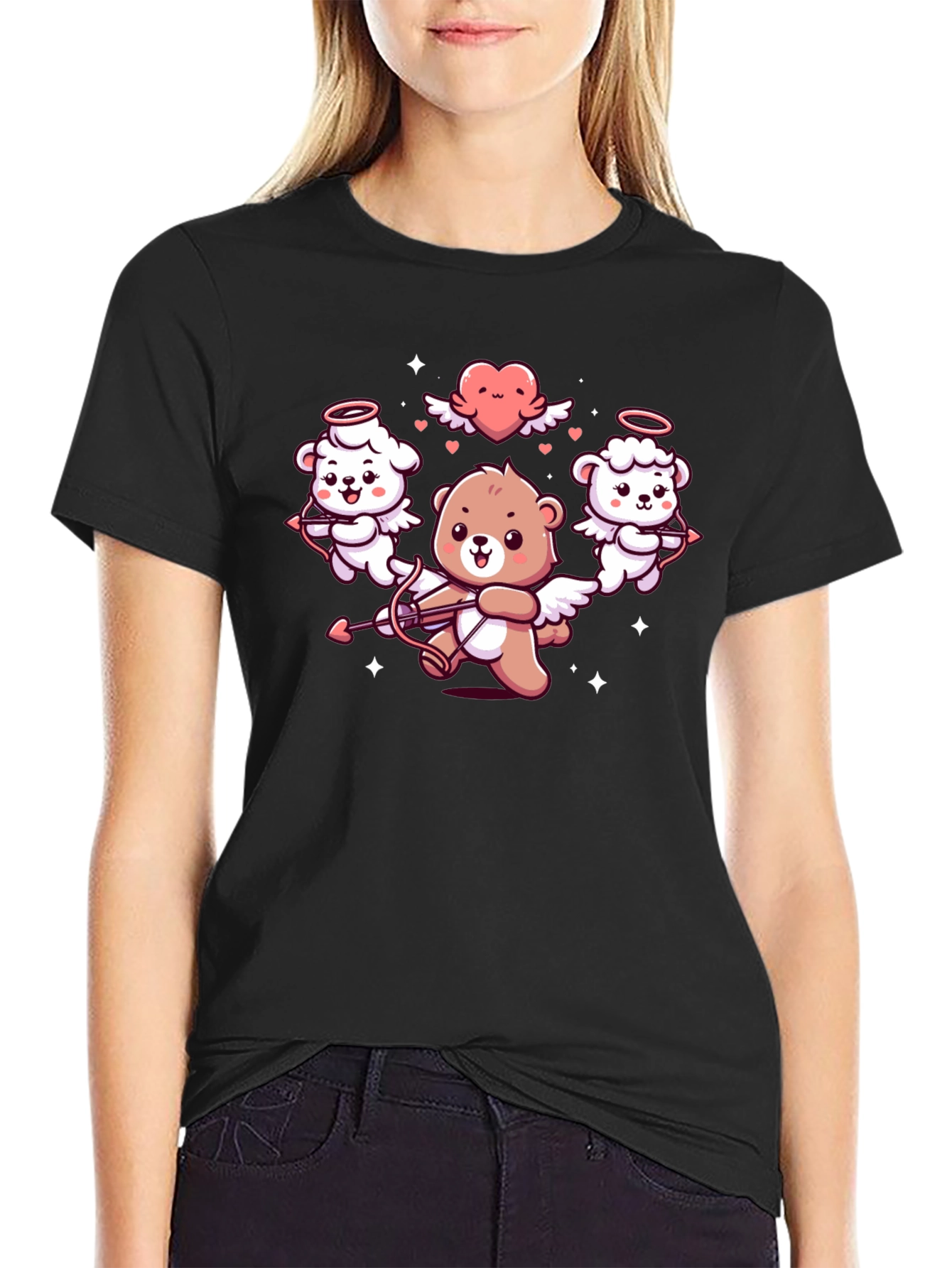 Cupid Bear Graphic Tee