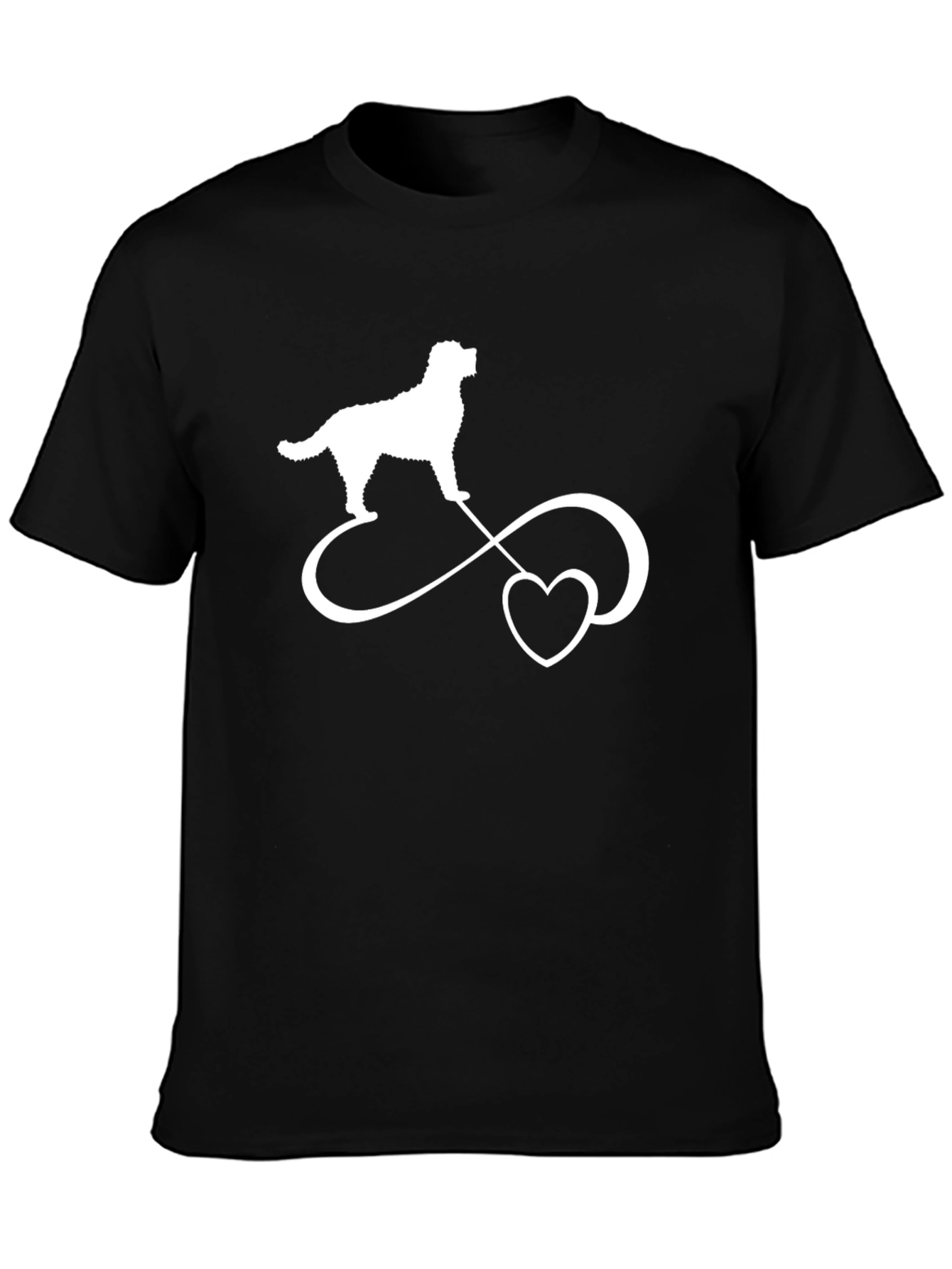 Dog Breed Infinity Heart Graphic T-Shirt
