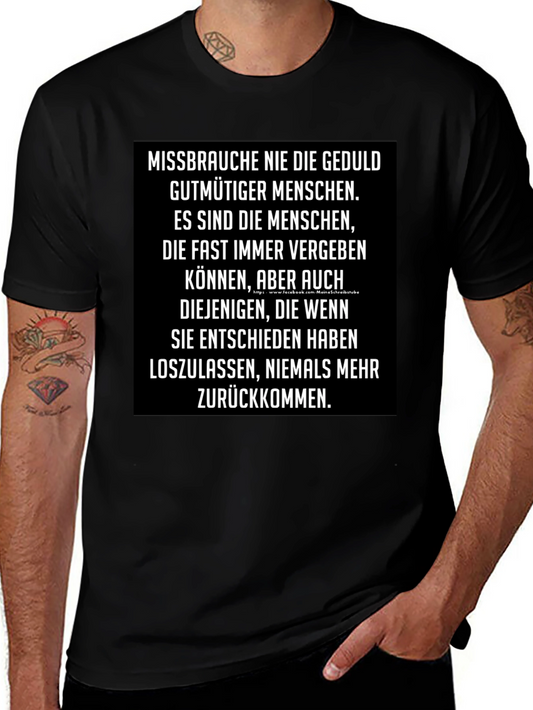 Mens Graphic T-Shirt - German Quote