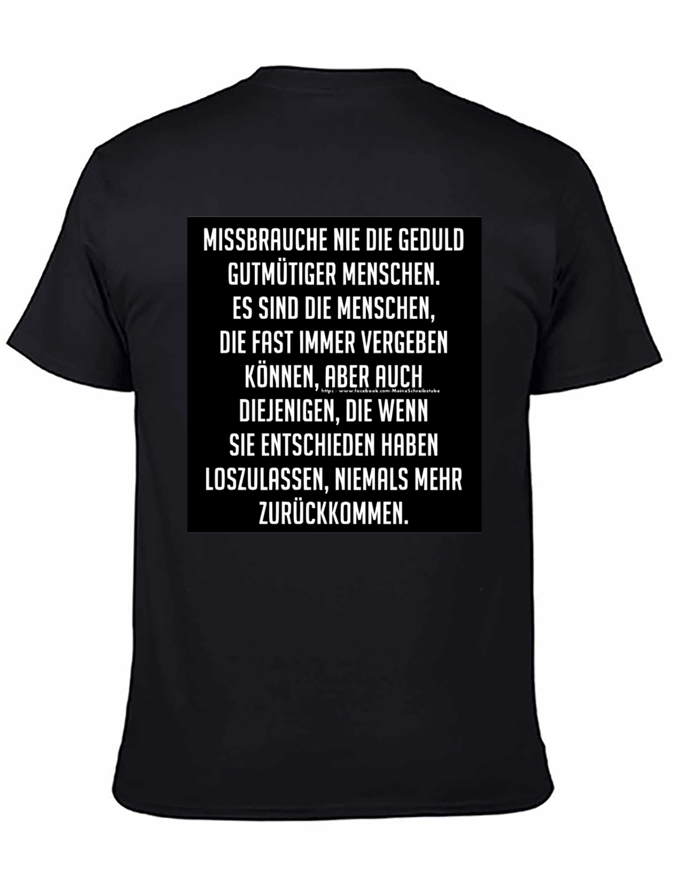 Mens Graphic T-Shirt - German Quote