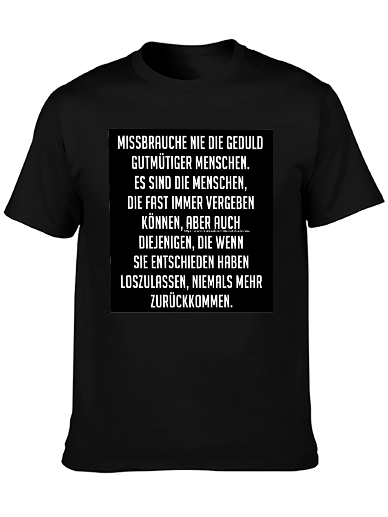 Mens Graphic T-Shirt - German Quote