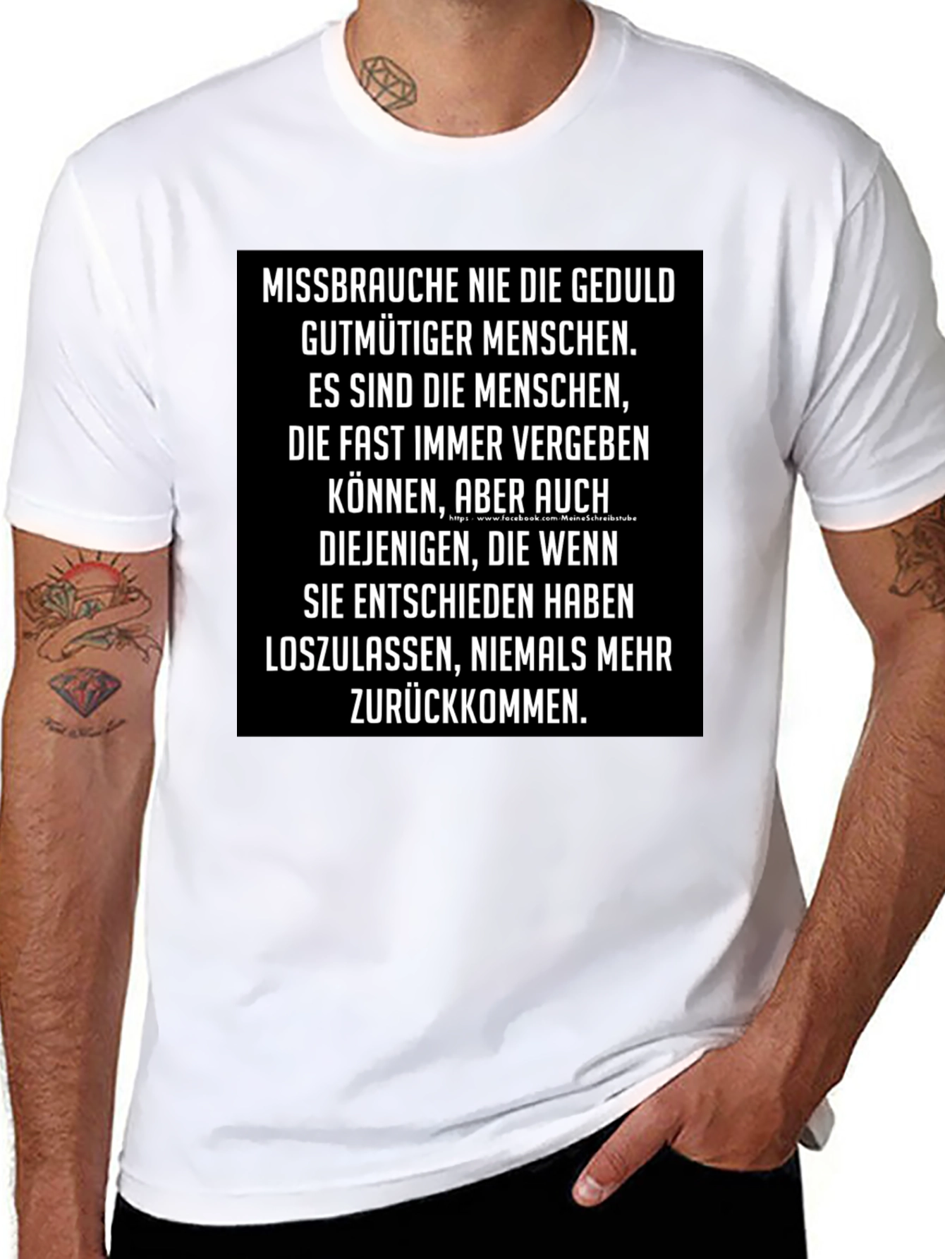 Mens Graphic T-Shirt - German Quote