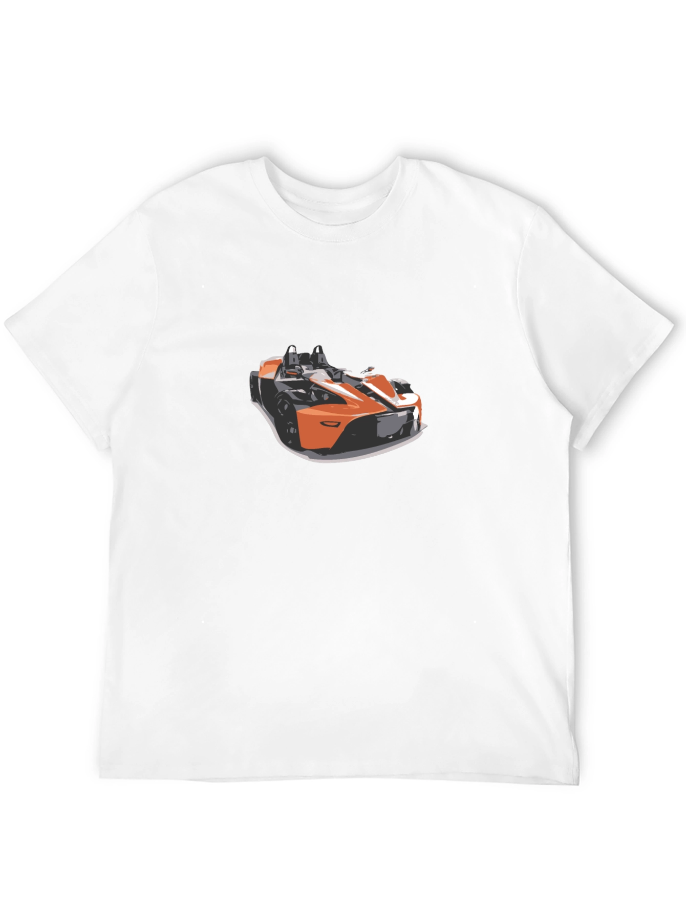 Cool Car Graphic Tee - Sleek Black T-Shirt