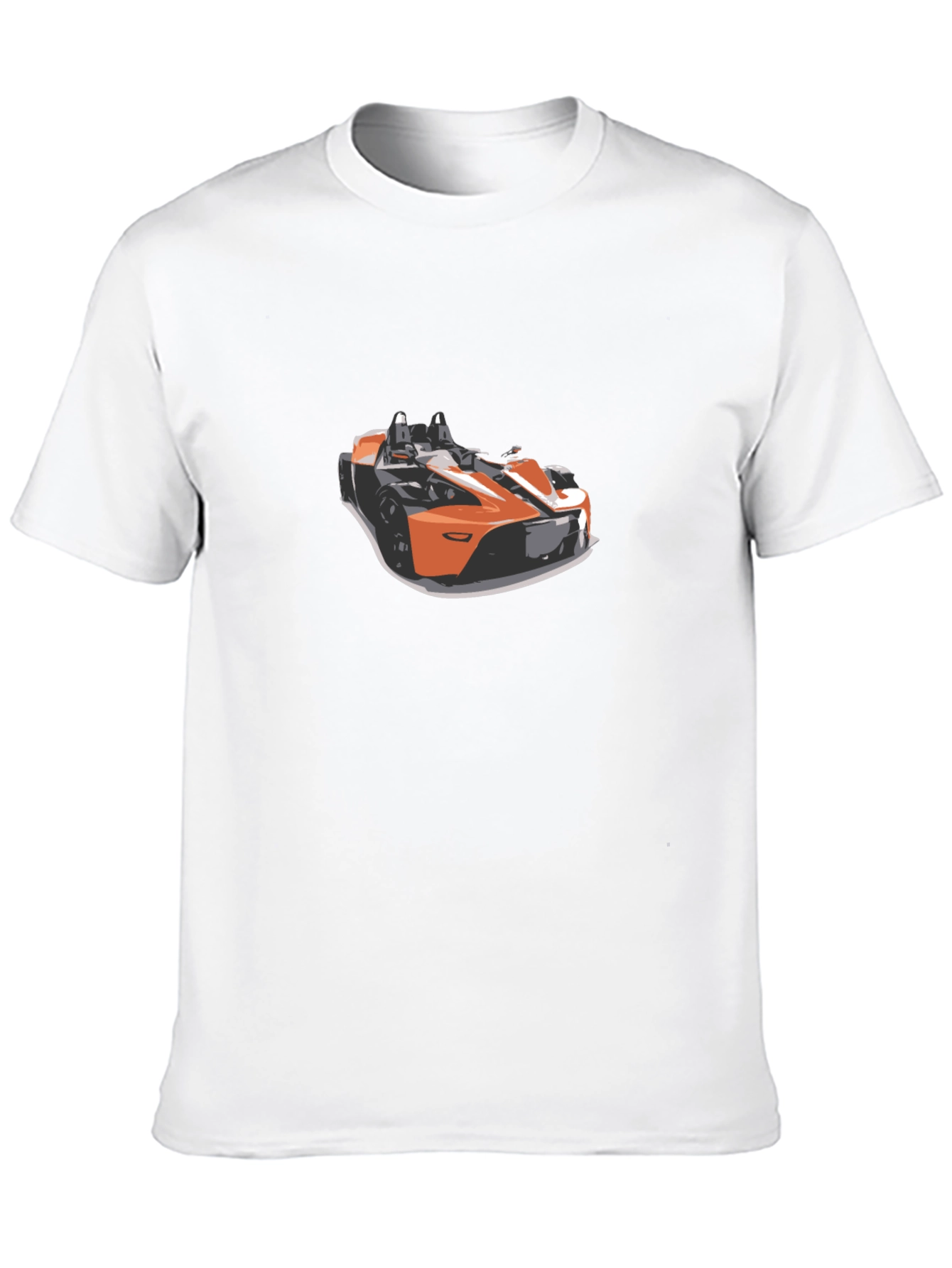 Cool Car Graphic Tee - Sleek Black T-Shirt