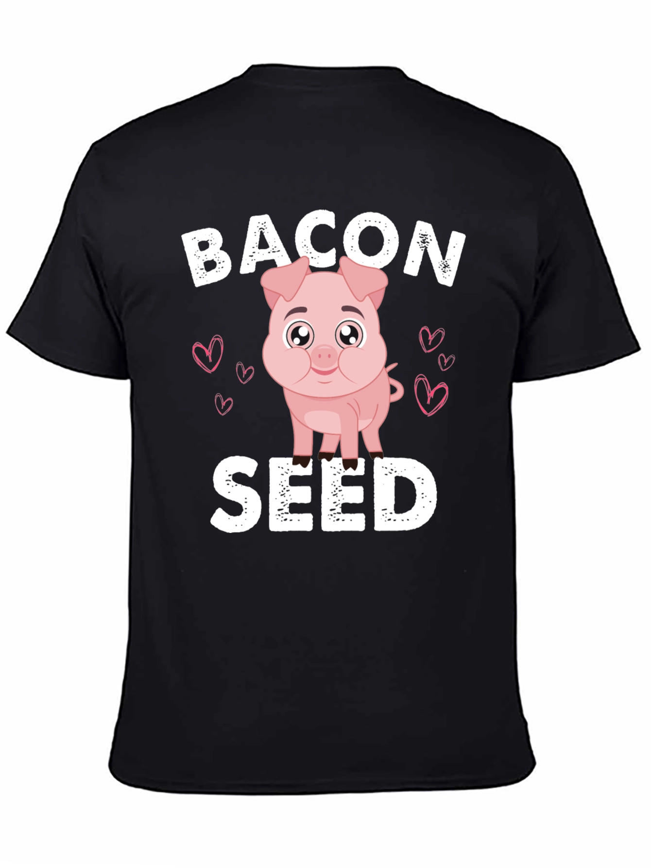 Bacon Seed Pig Graphic Tee - Unique & Fun!