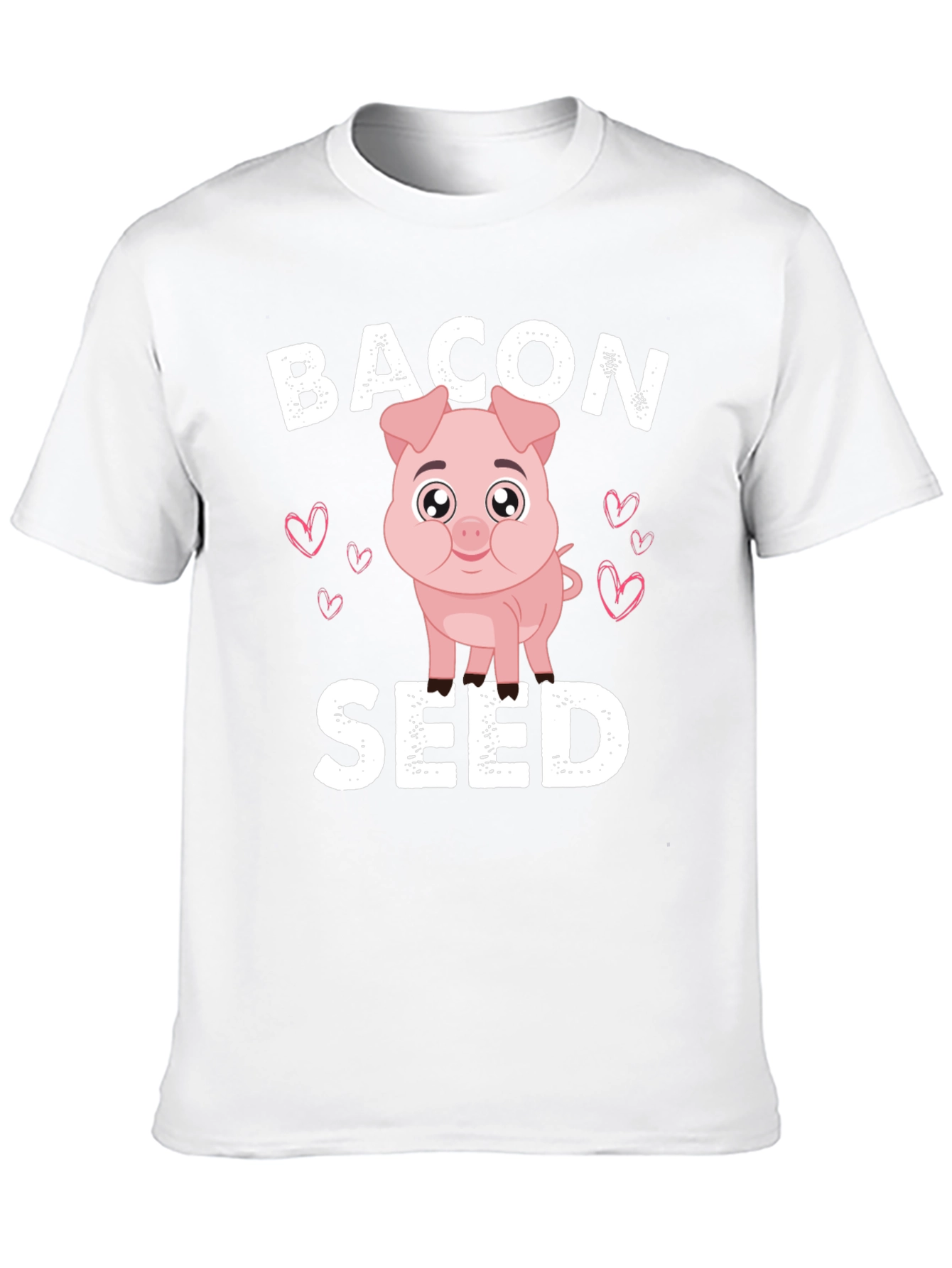 Bacon Seed Pig Graphic Tee - Unique & Fun!