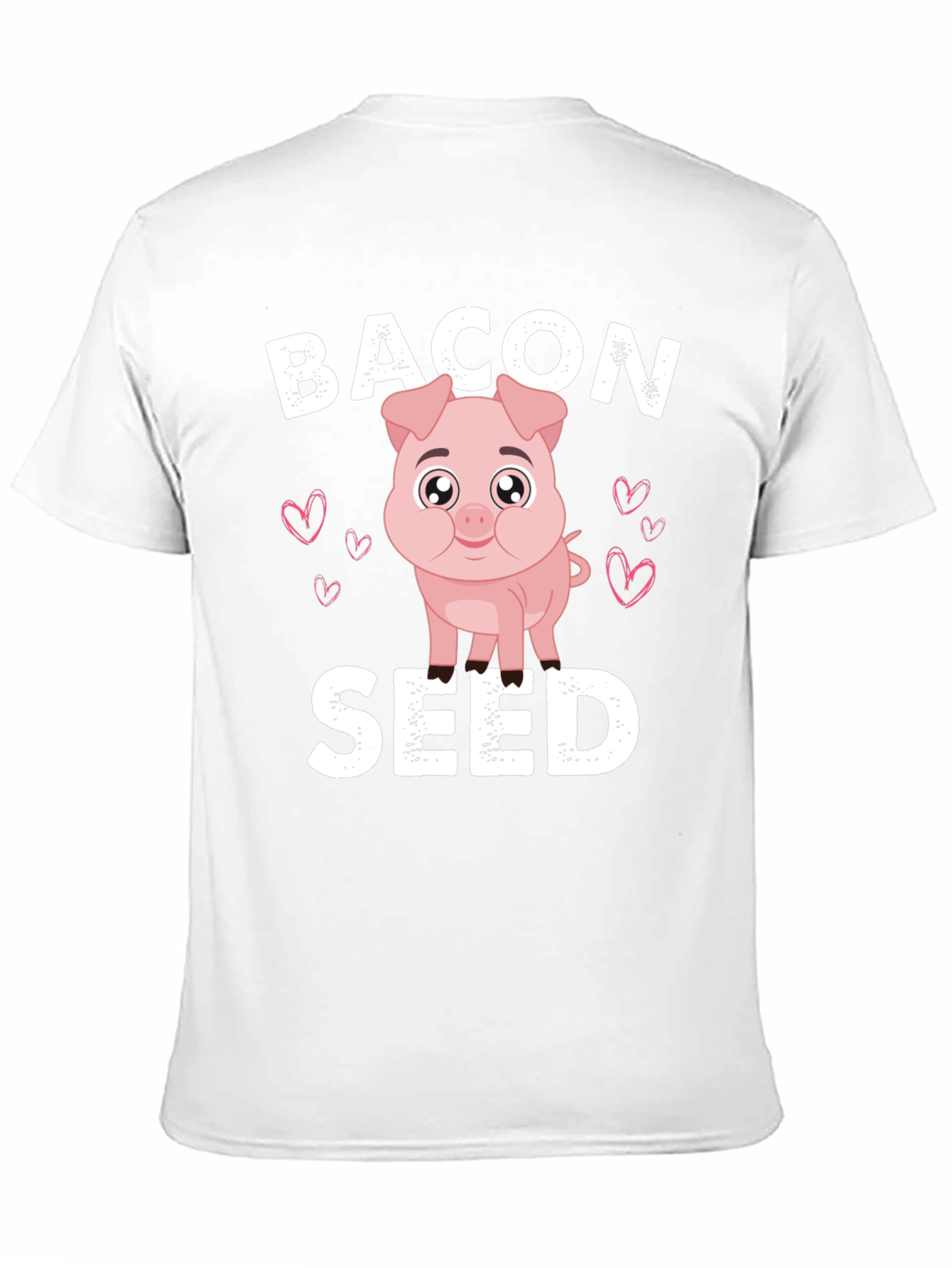 Bacon Seed Pig Graphic Tee - Unique & Fun!