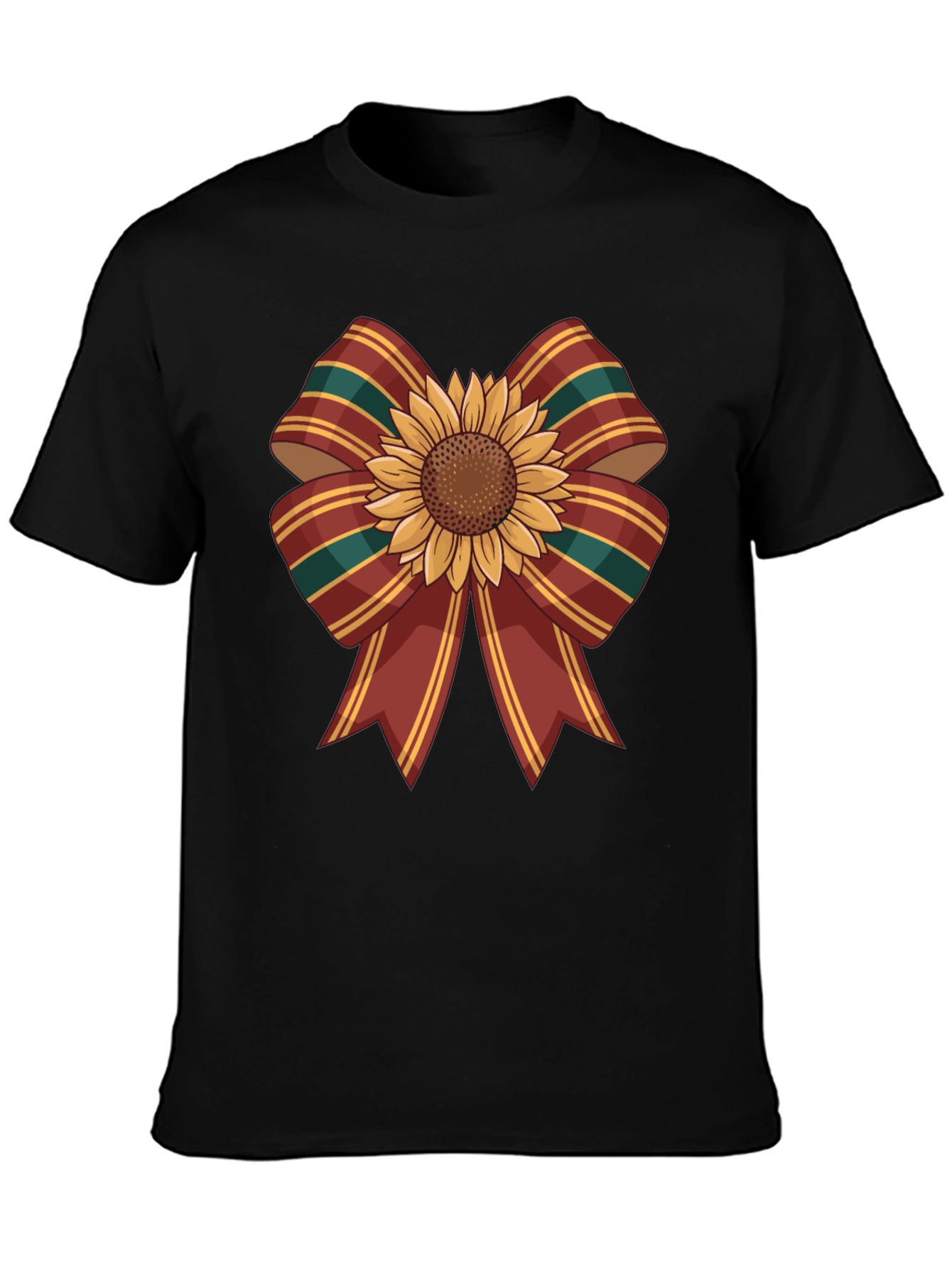 Sunflower Bow T-Shirt - Autumn Harvest