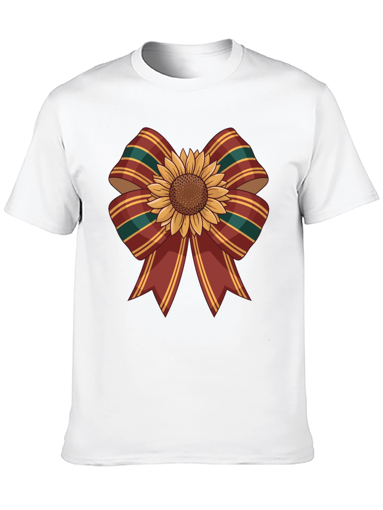 Sunflower Bow T-Shirt - Autumn Harvest
