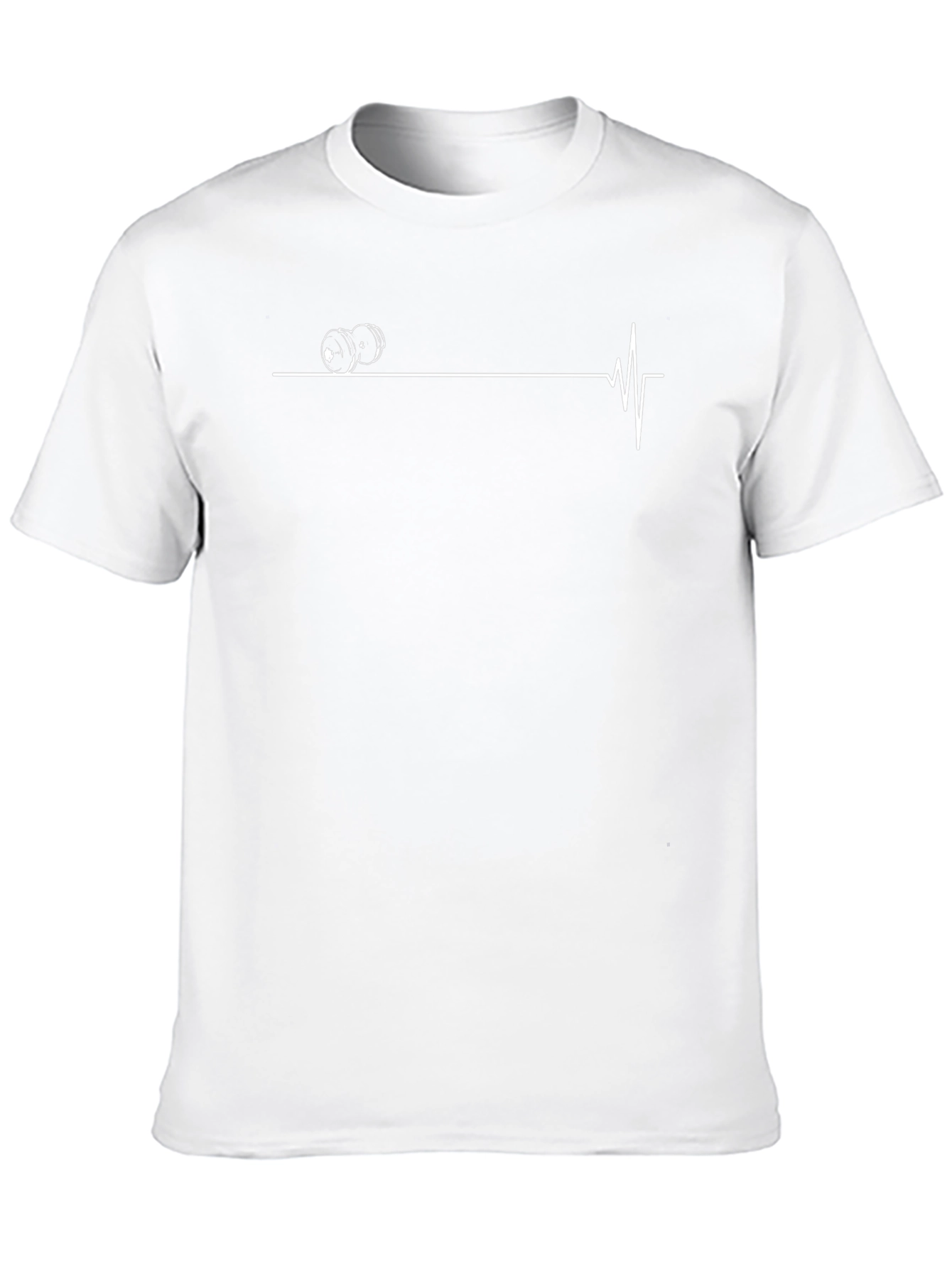 Weightlifting Heartbeat Tee - Gym Life Shirt