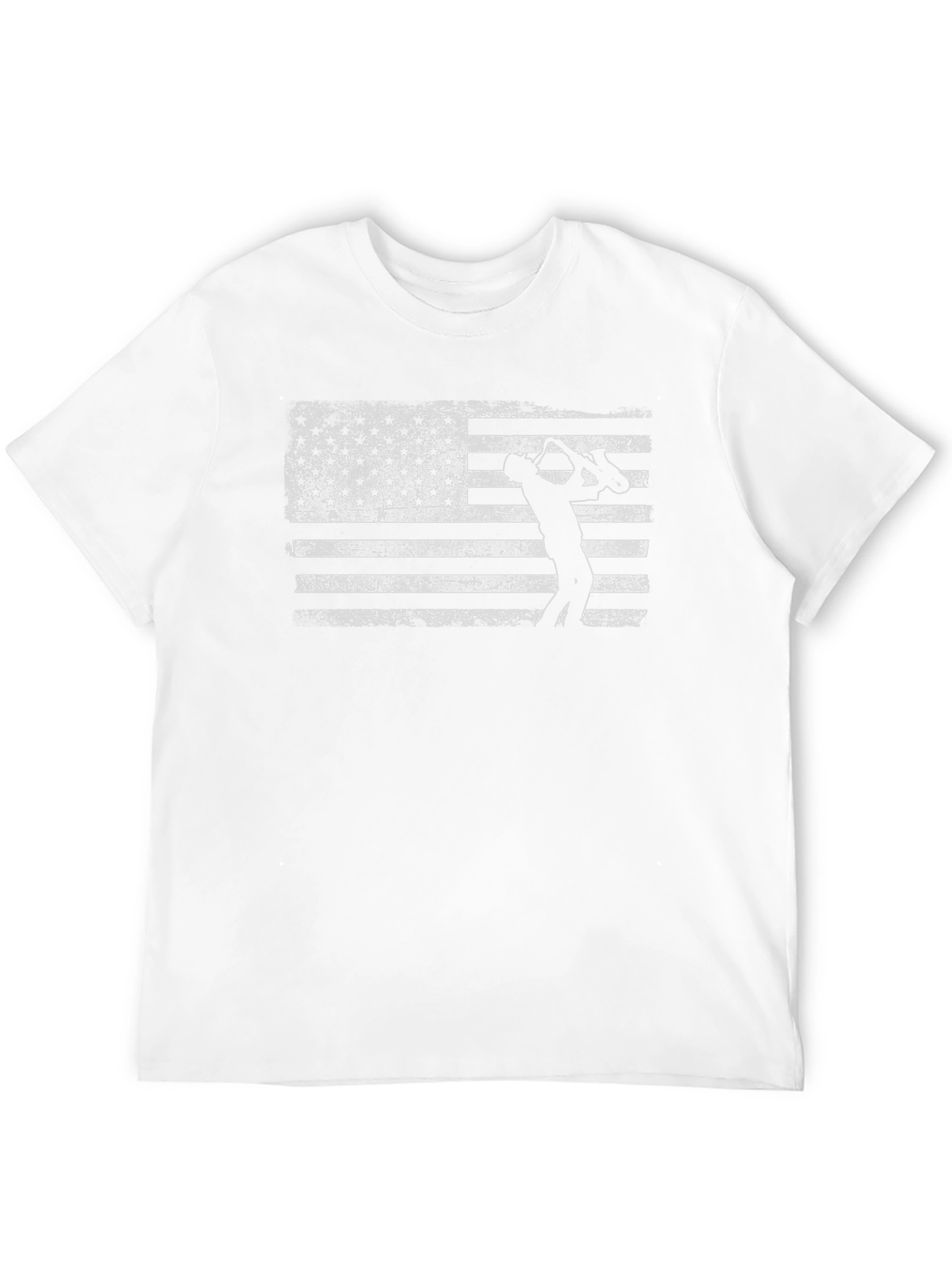 Saxophone American Flag T-Shirt