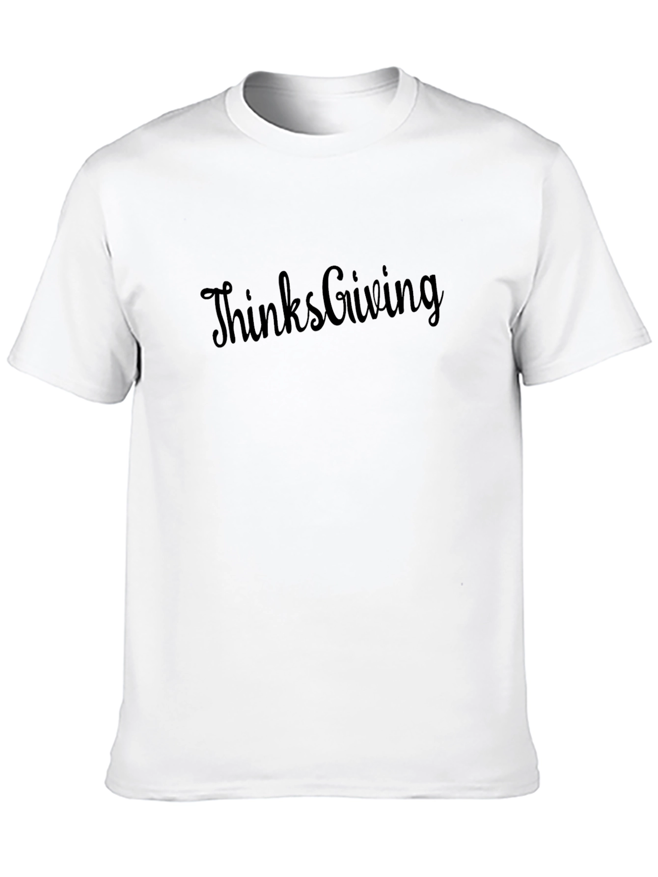 ThanksGiving Black Graphic Tee