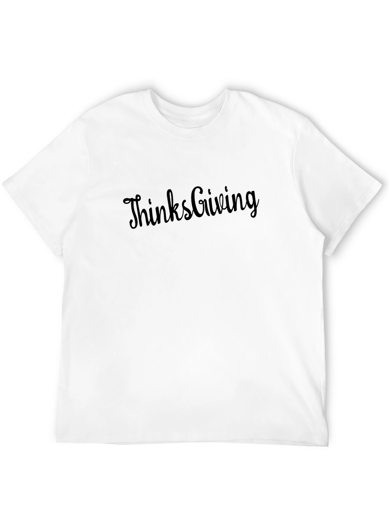 ThanksGiving Black Graphic Tee