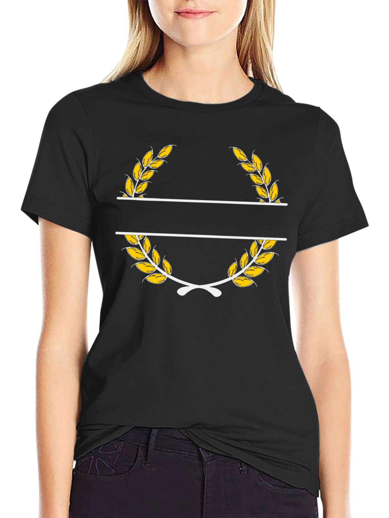 Customizable Split Wreath T-Shirt