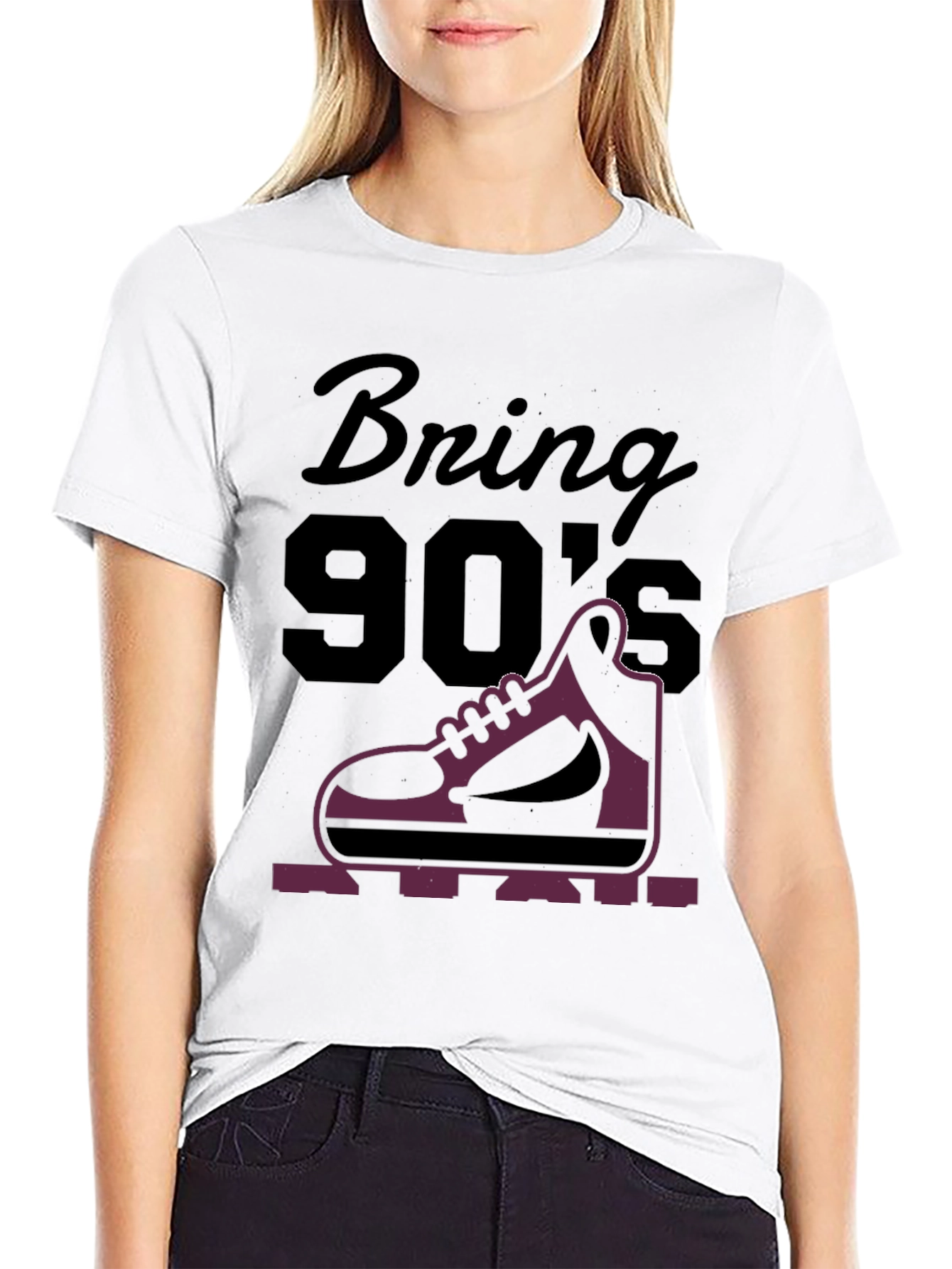 Bring 90s T-Shirt Sneaker Design Tee