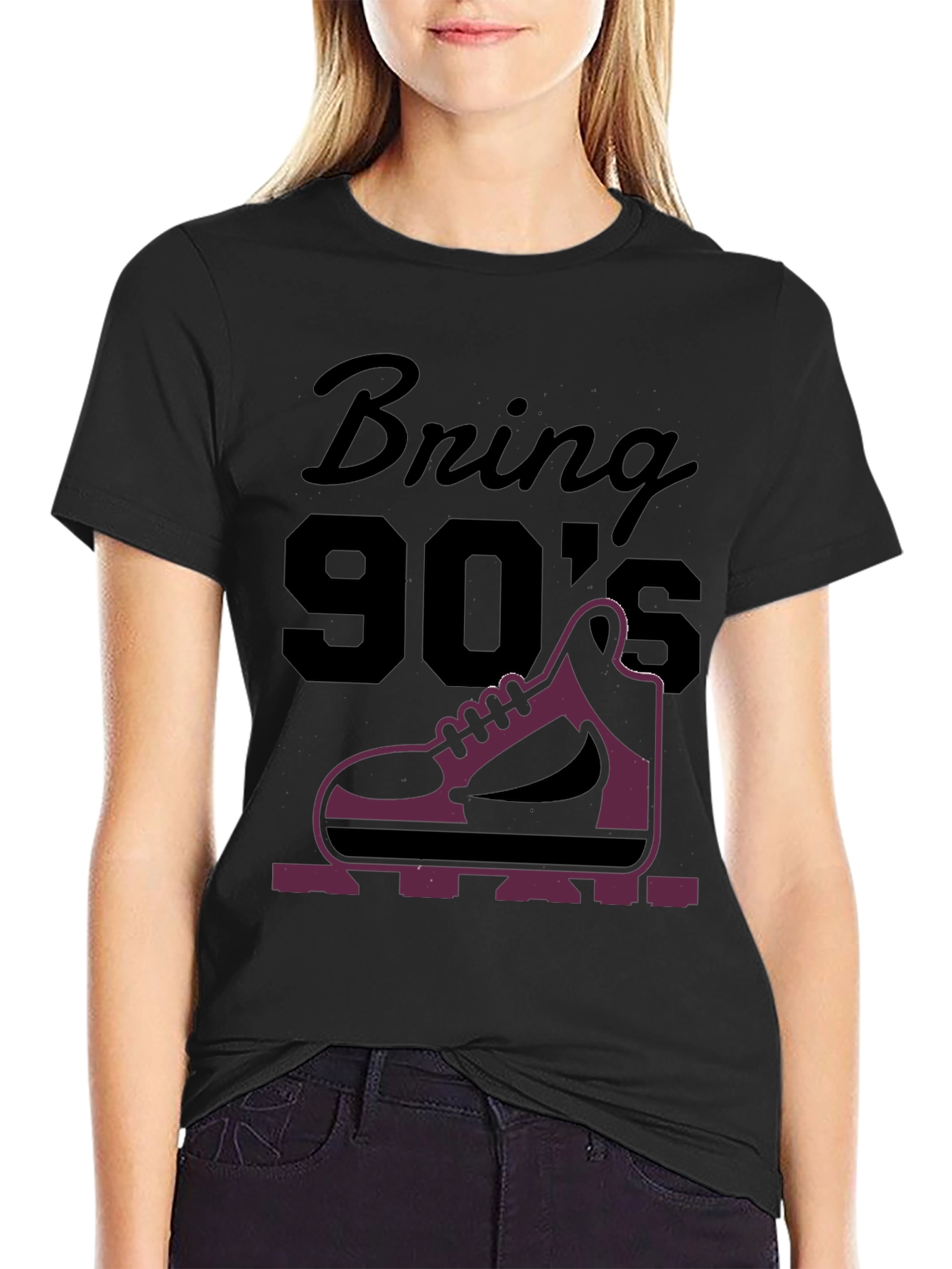 Bring 90s T-Shirt Sneaker Design Tee