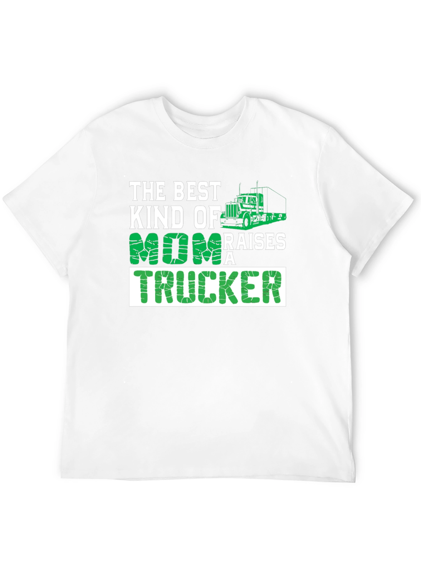 Best Mom Trucker T-Shirt - Black Graphic Tee