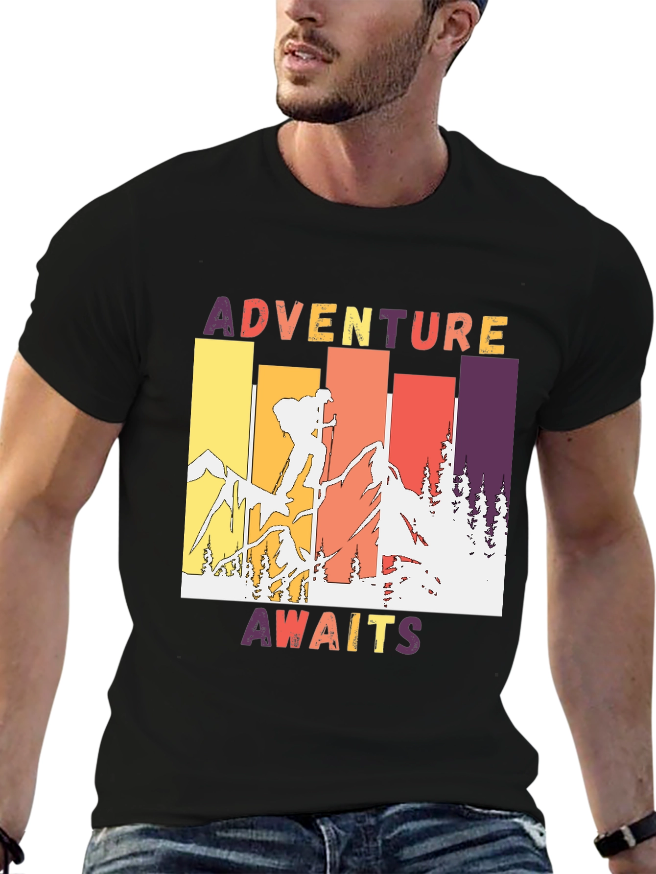 Adventure Awaits Graphic Tee - Outdoor Theme