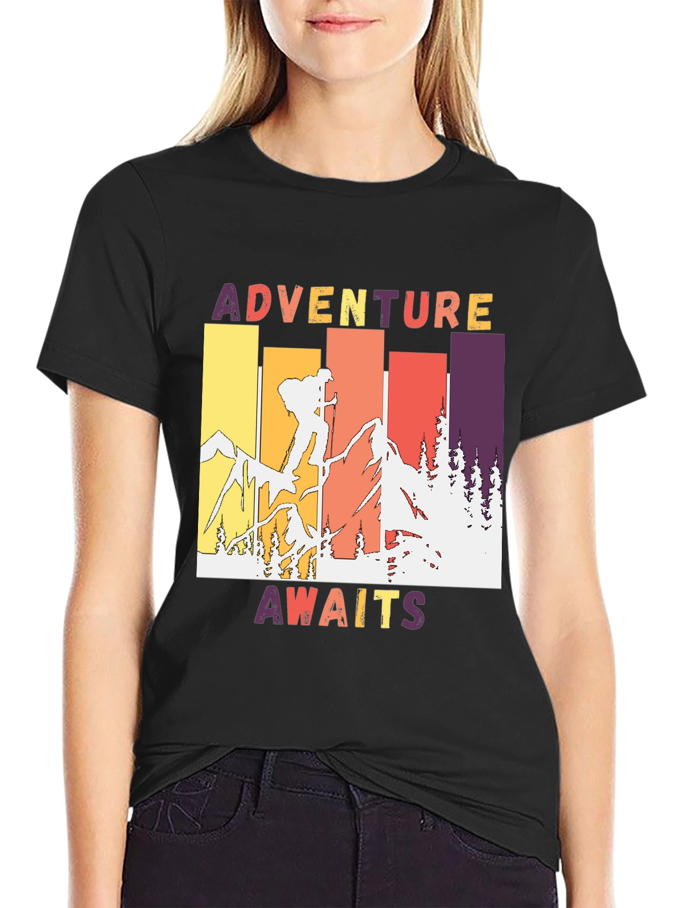 Adventure Awaits Graphic Tee - Outdoor Theme